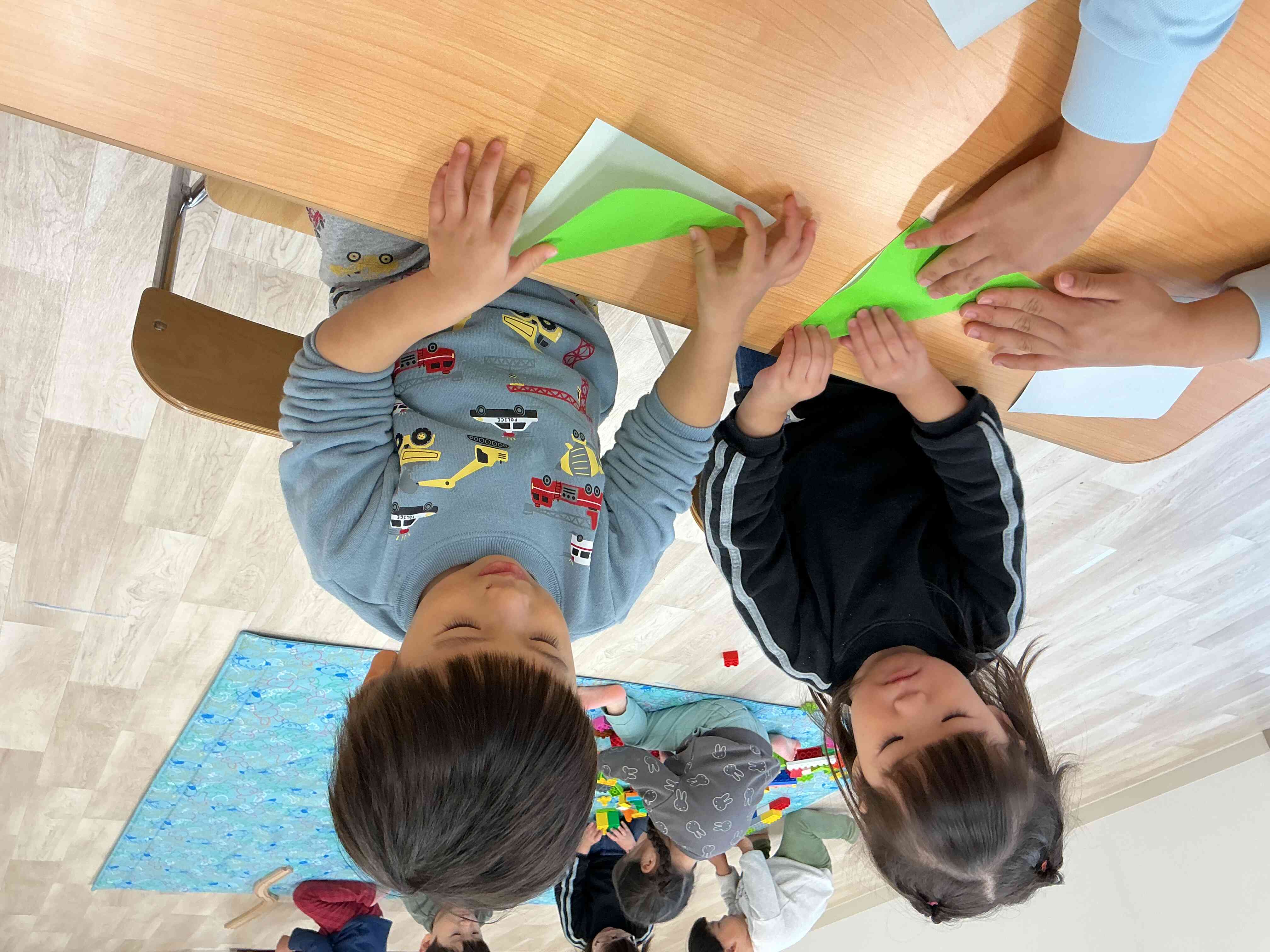 折り紙上手でしょっ!