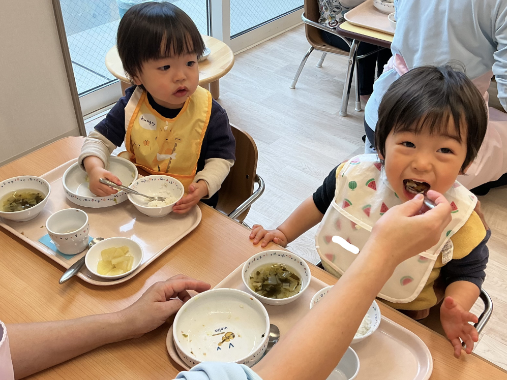 乳児クラスのお友だちにも大人気♡