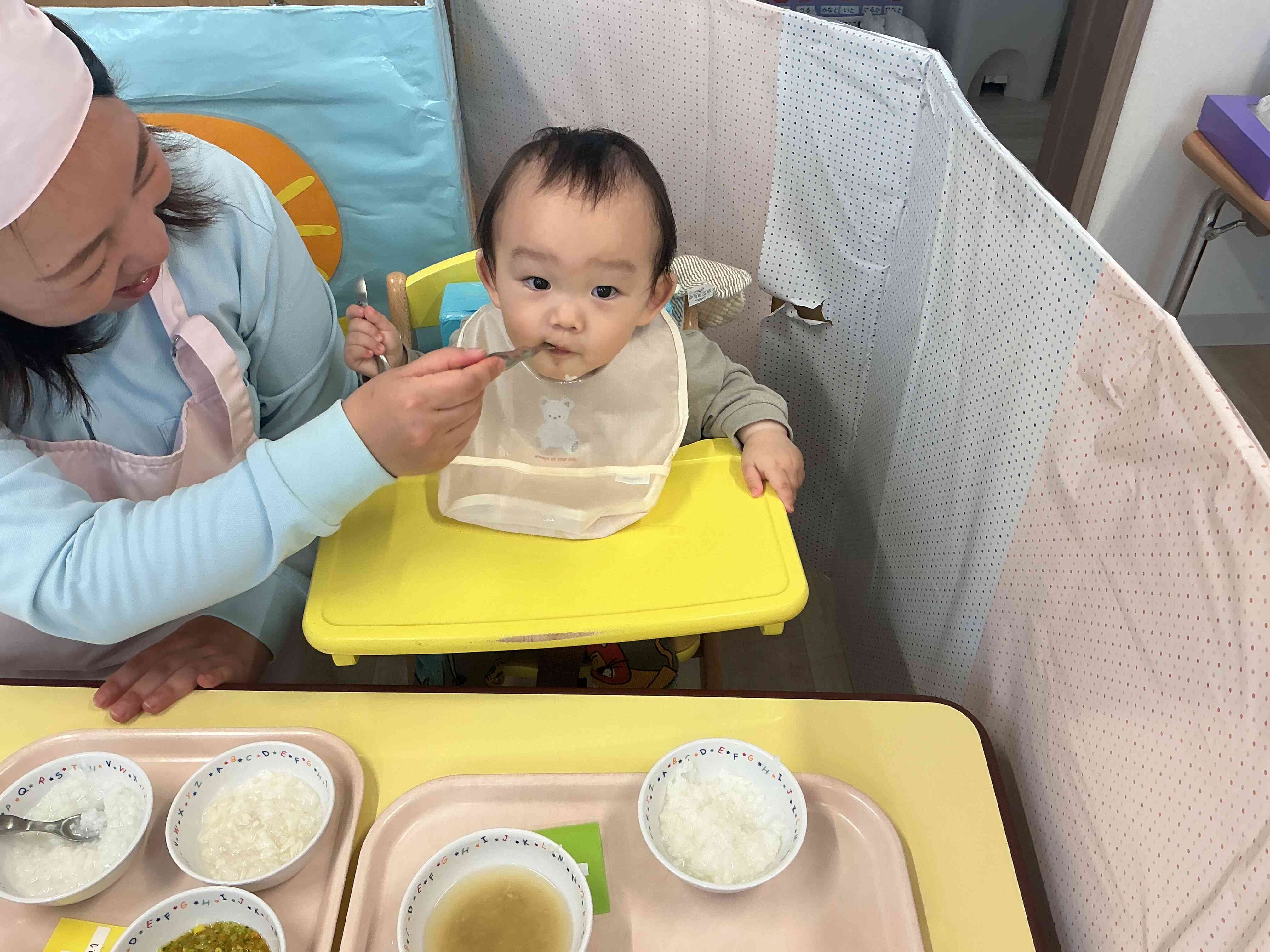 給食美味しく食べれるようになったよ！