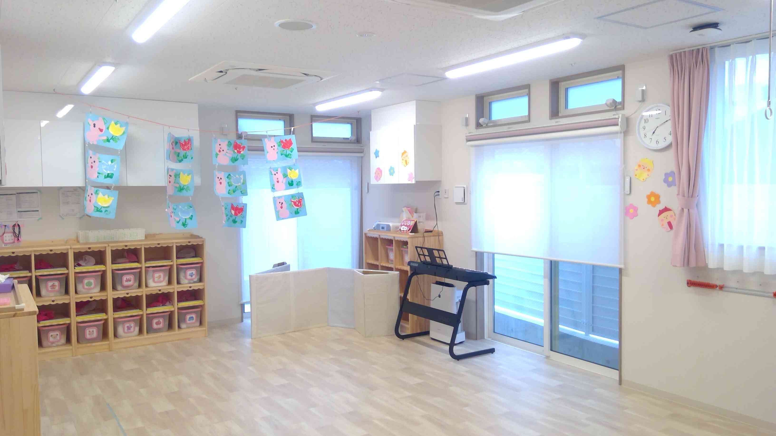 保育室②　明るくきれいなお部屋☆彡