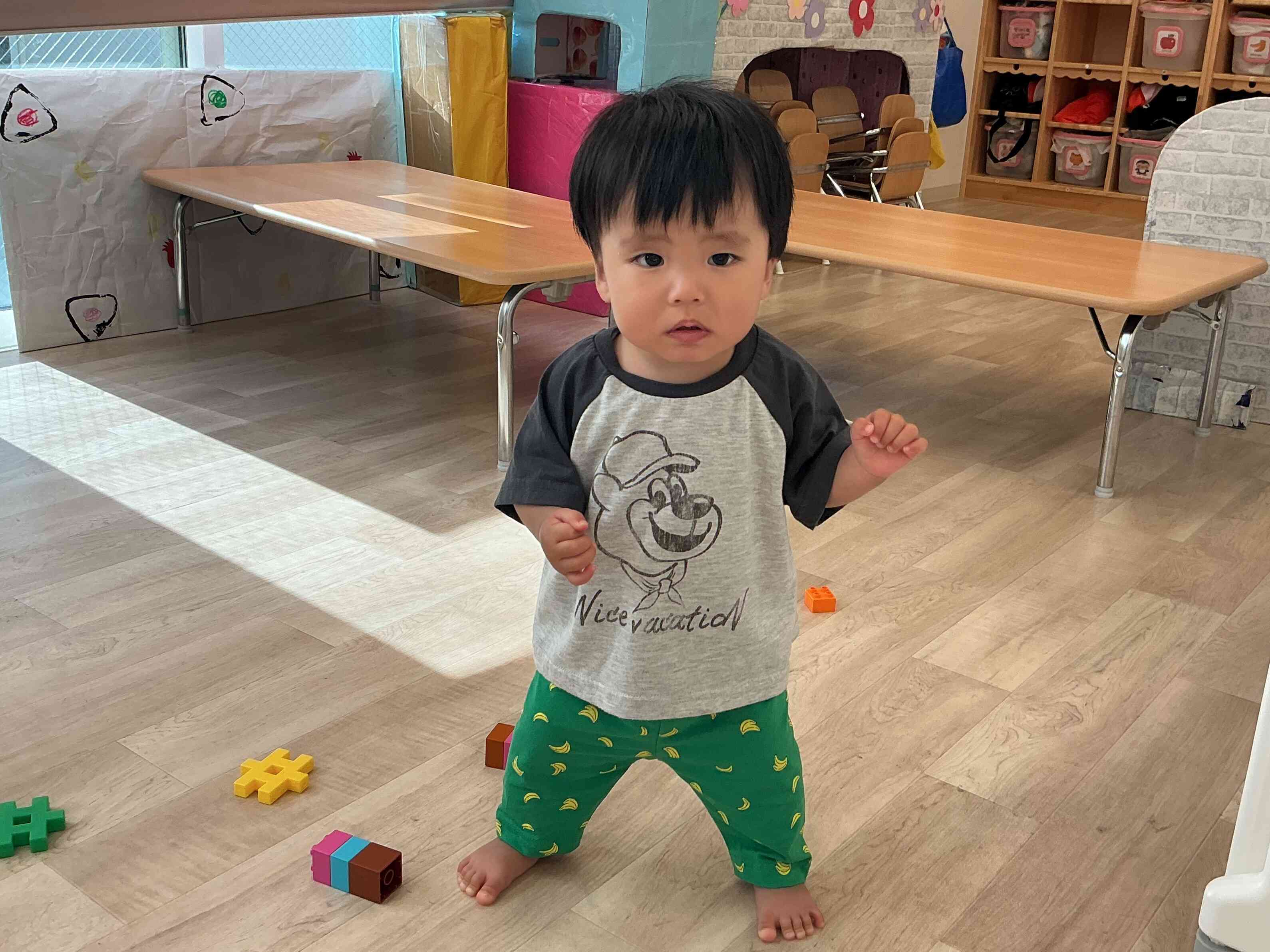 ひとりでたてたよ！！