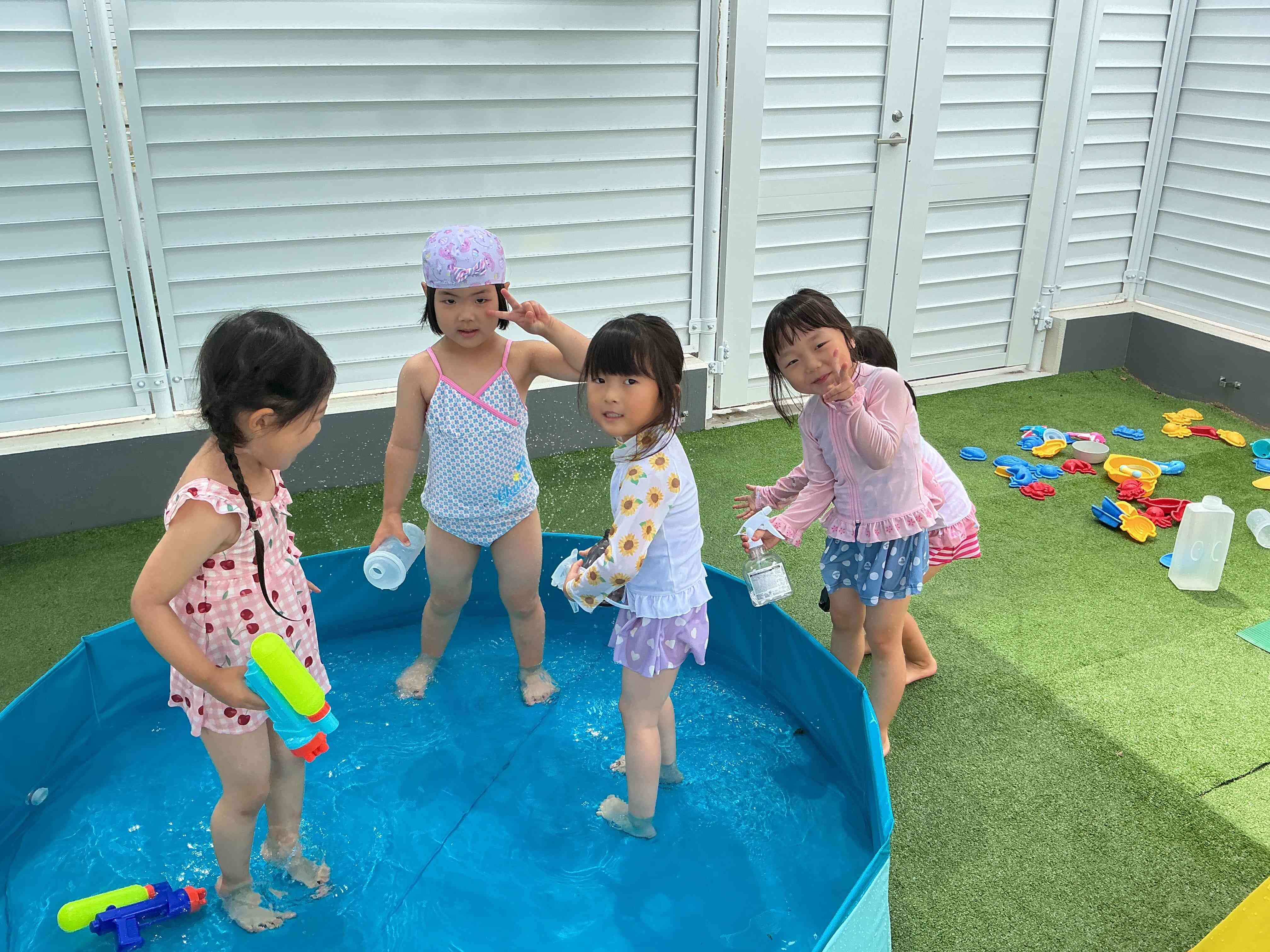 冷たくて気持ちいいね!