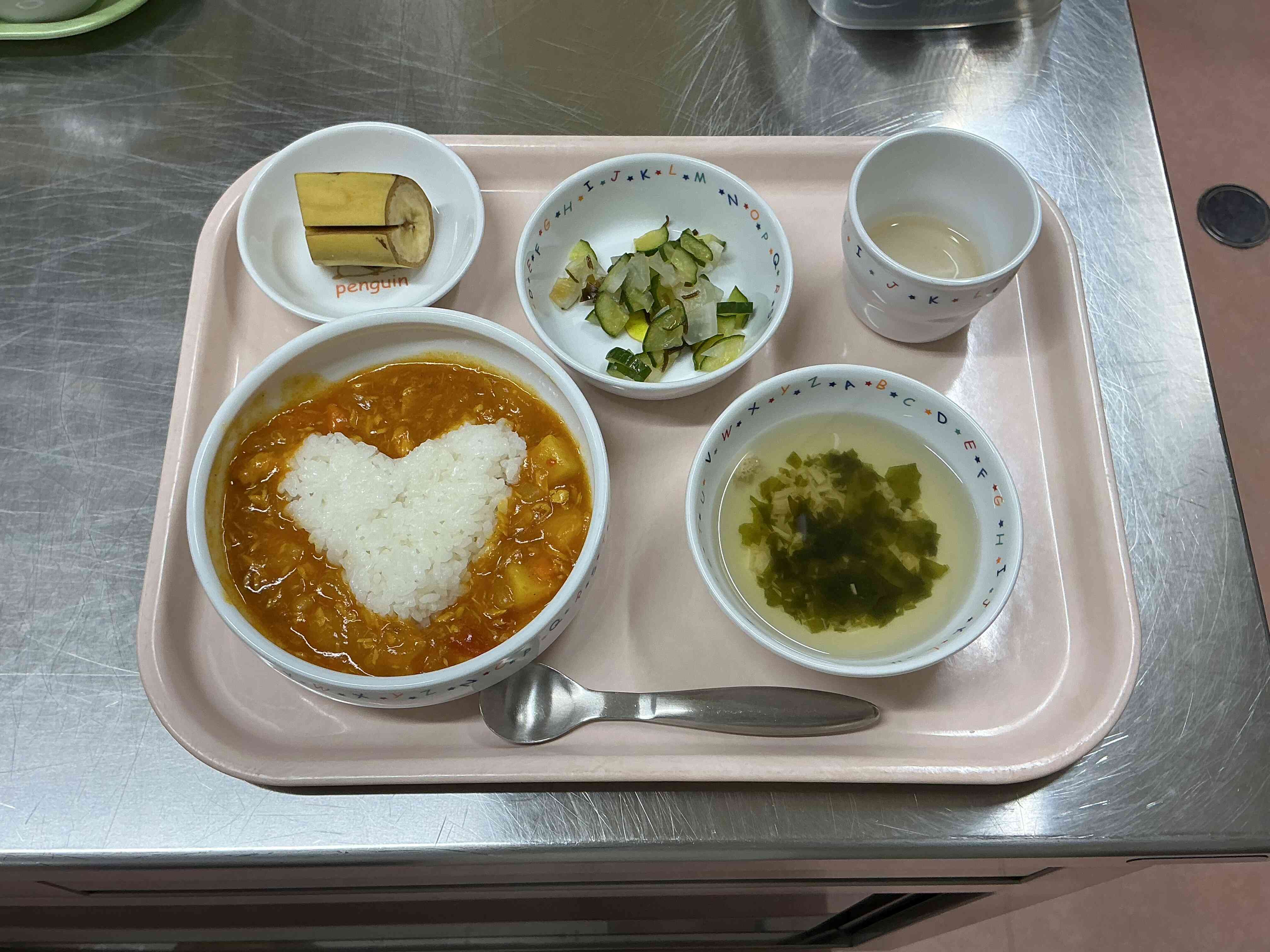 6月25日　お誕生日会のお昼ご飯