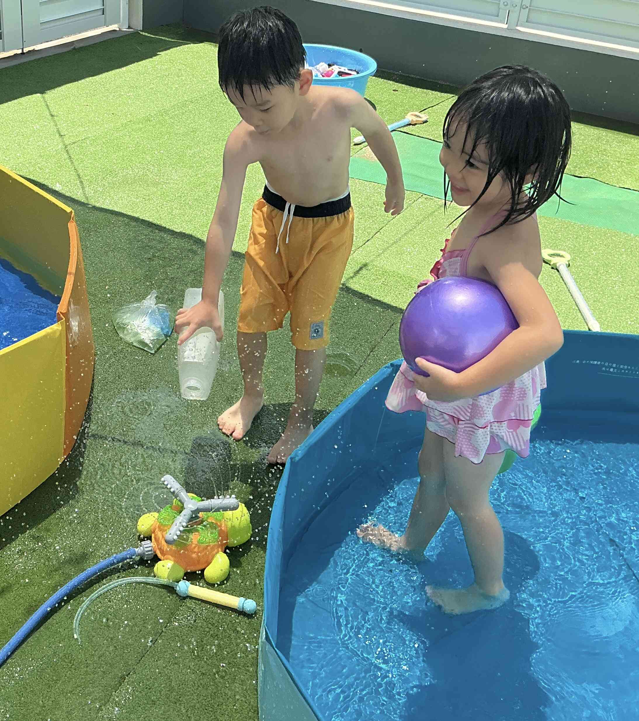 そこから水入れられるかな?!