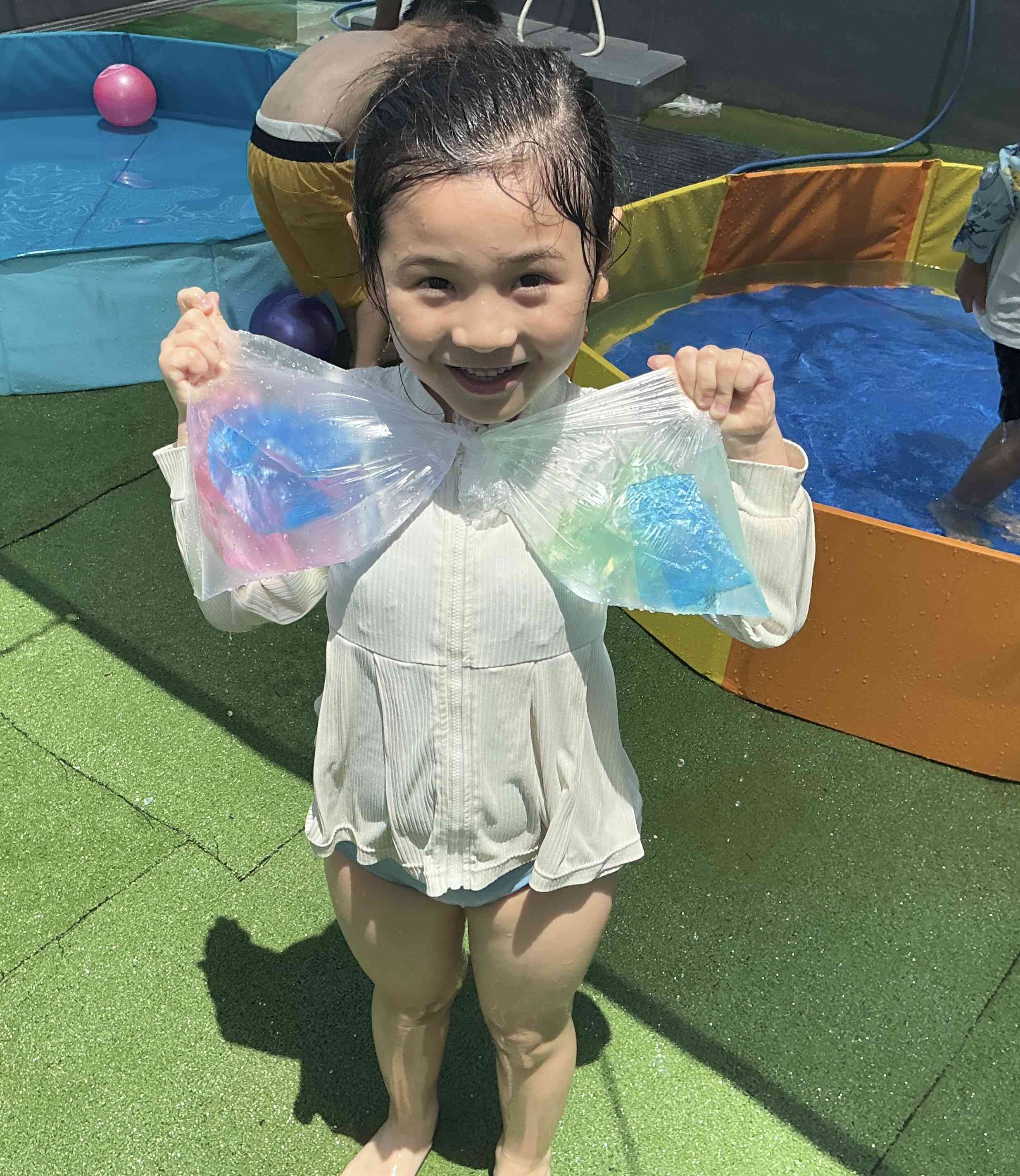 水風船のリボンかわいい!!