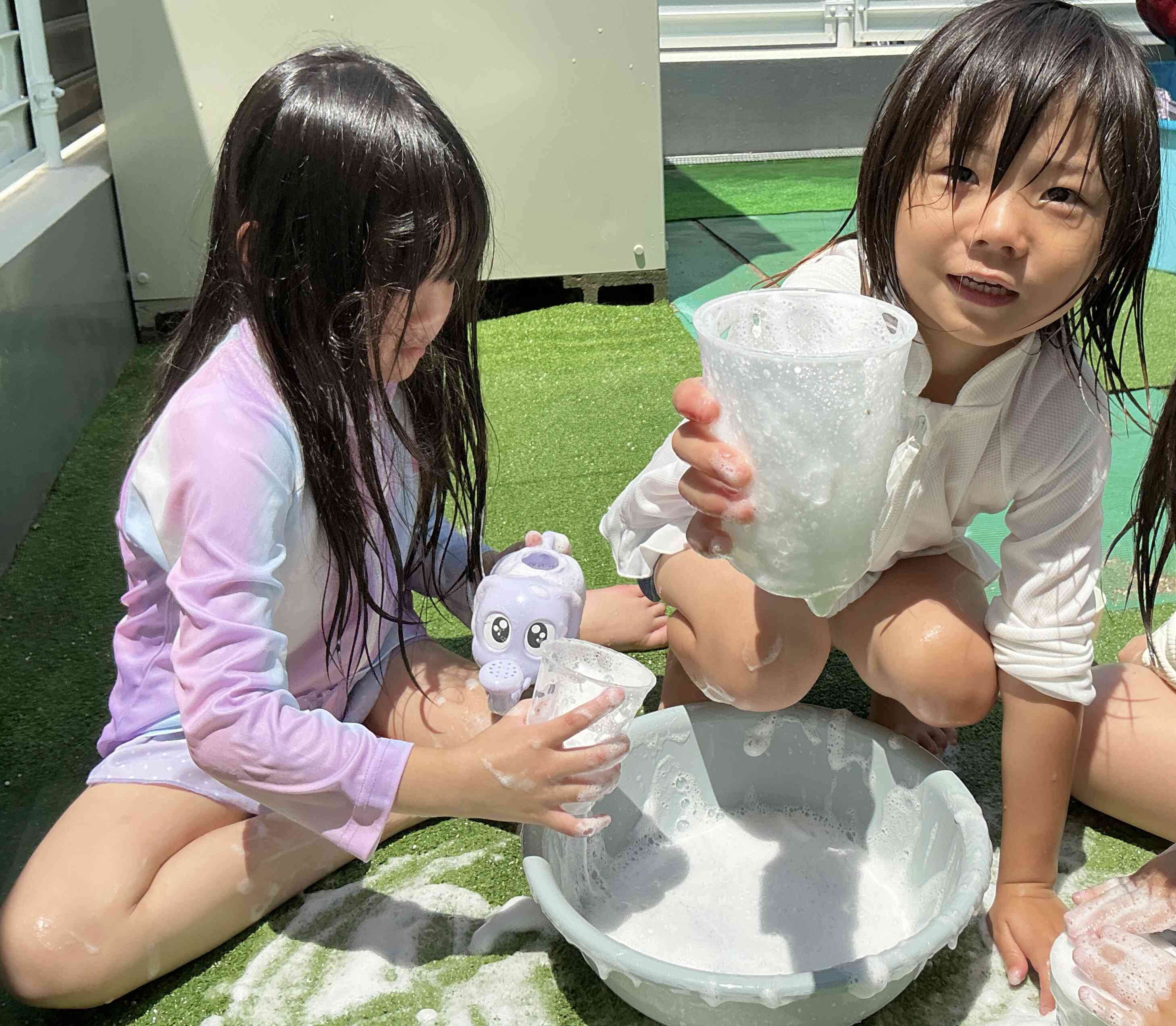 ５歳児　7月のプール遊び！