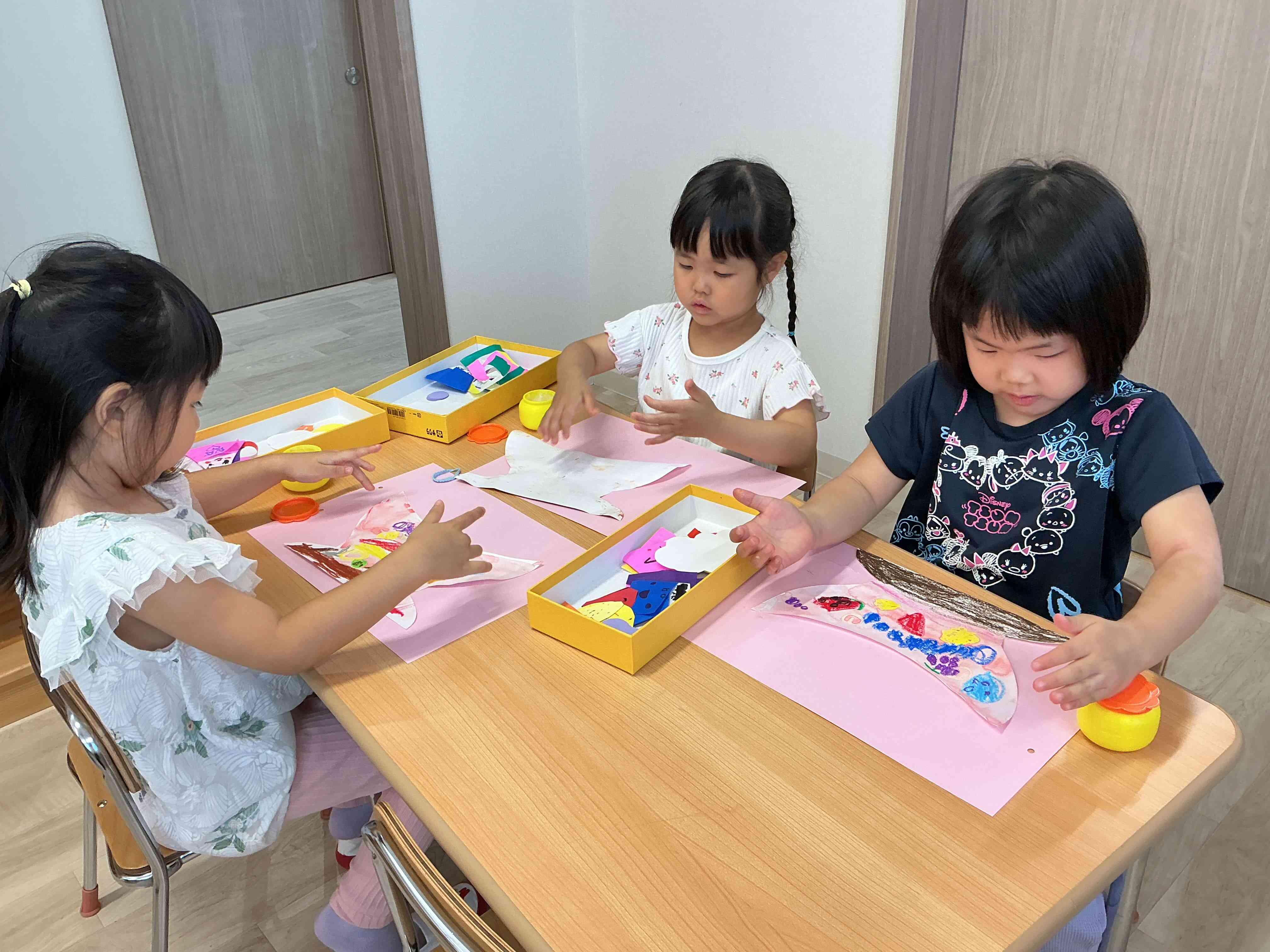 (4歳児)製作をしたよ〜！！