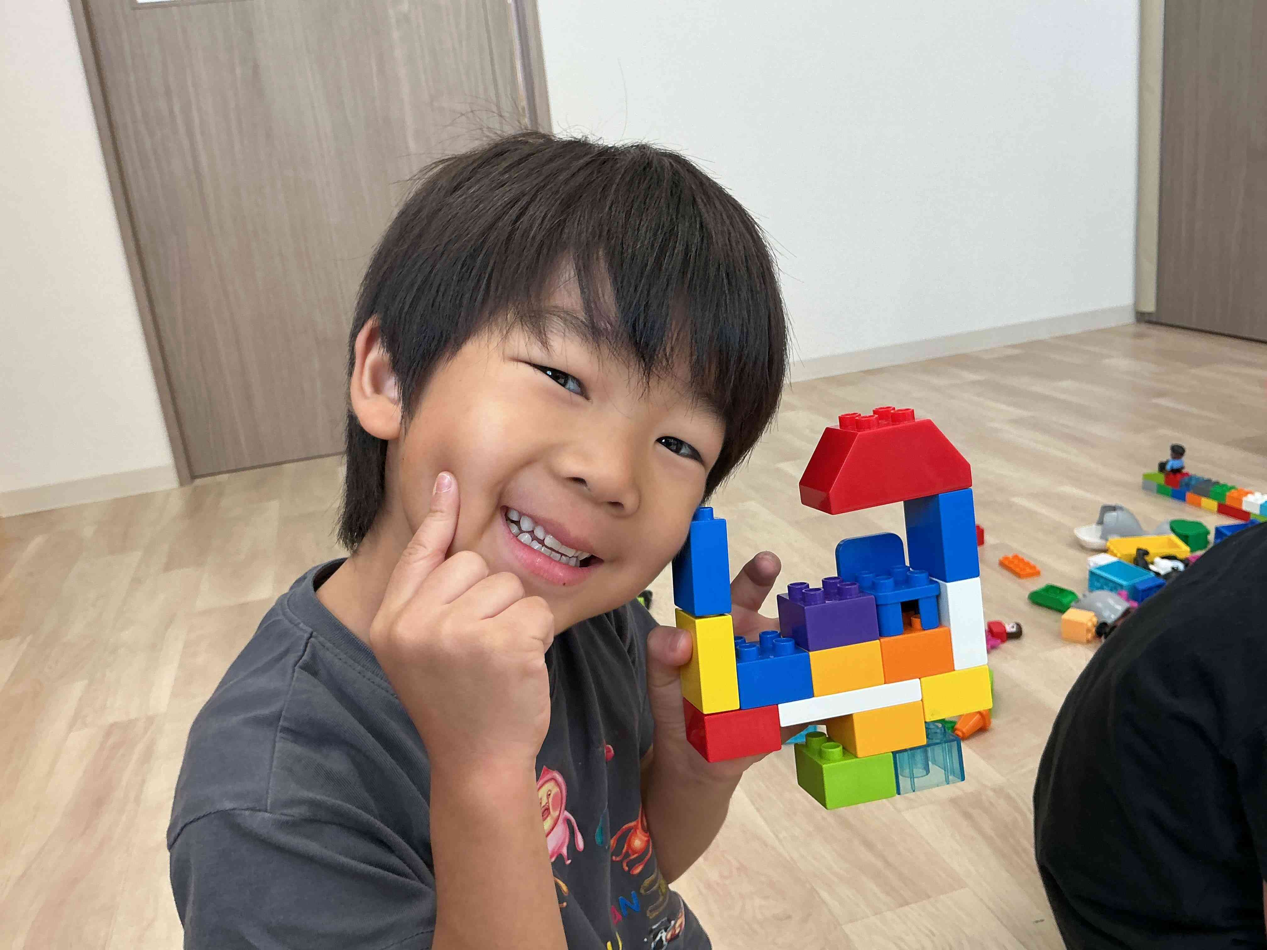 お家つくれたよー!