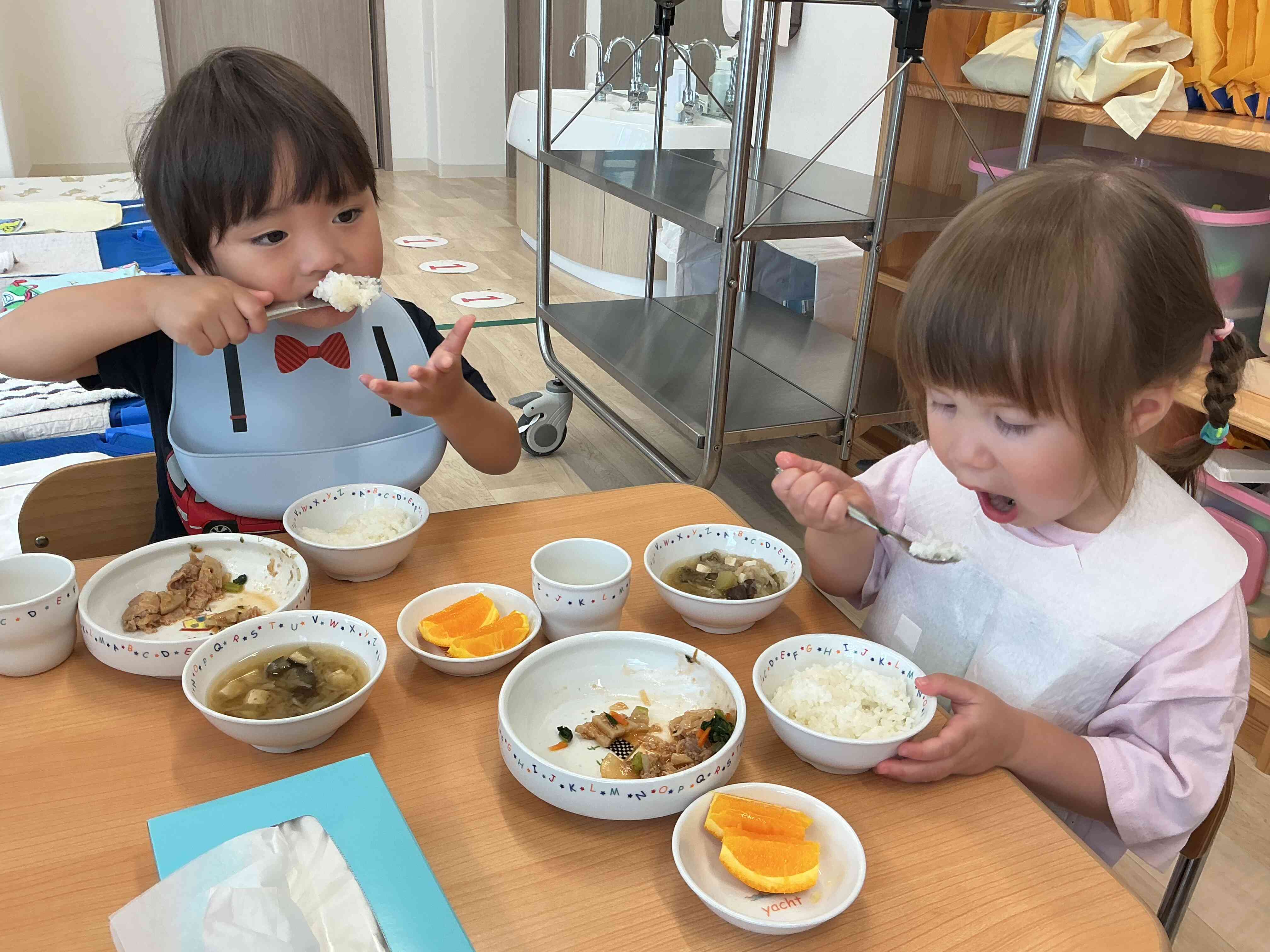こんなにいっぱい食べられるよ!