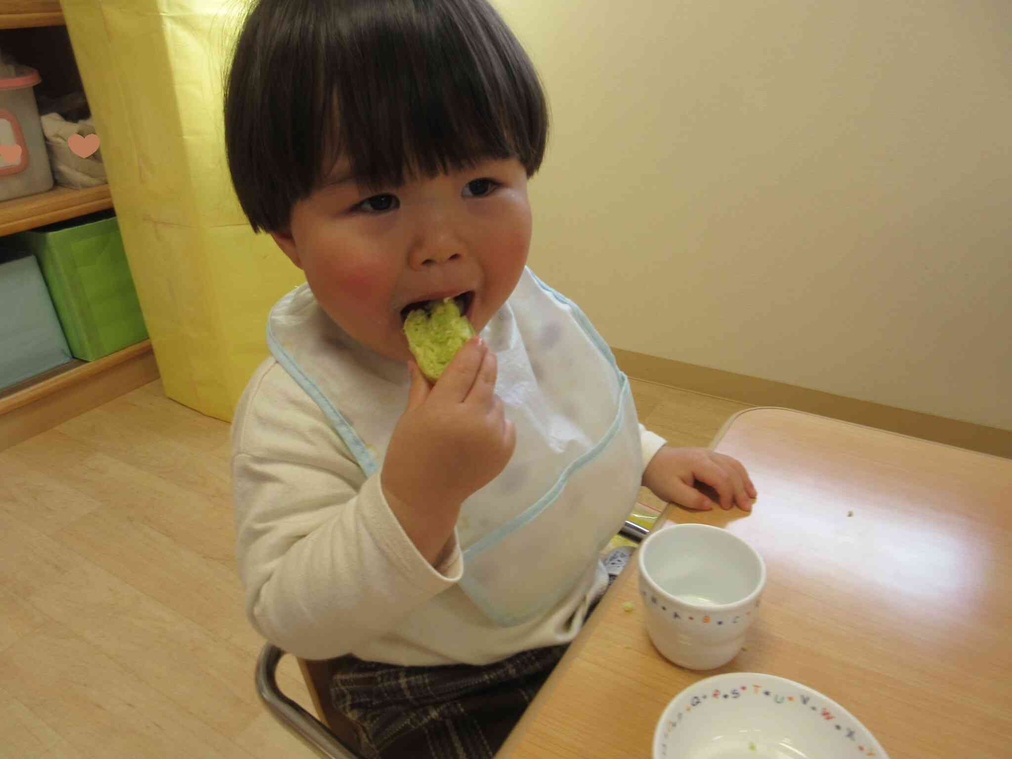 お豆の味がする!