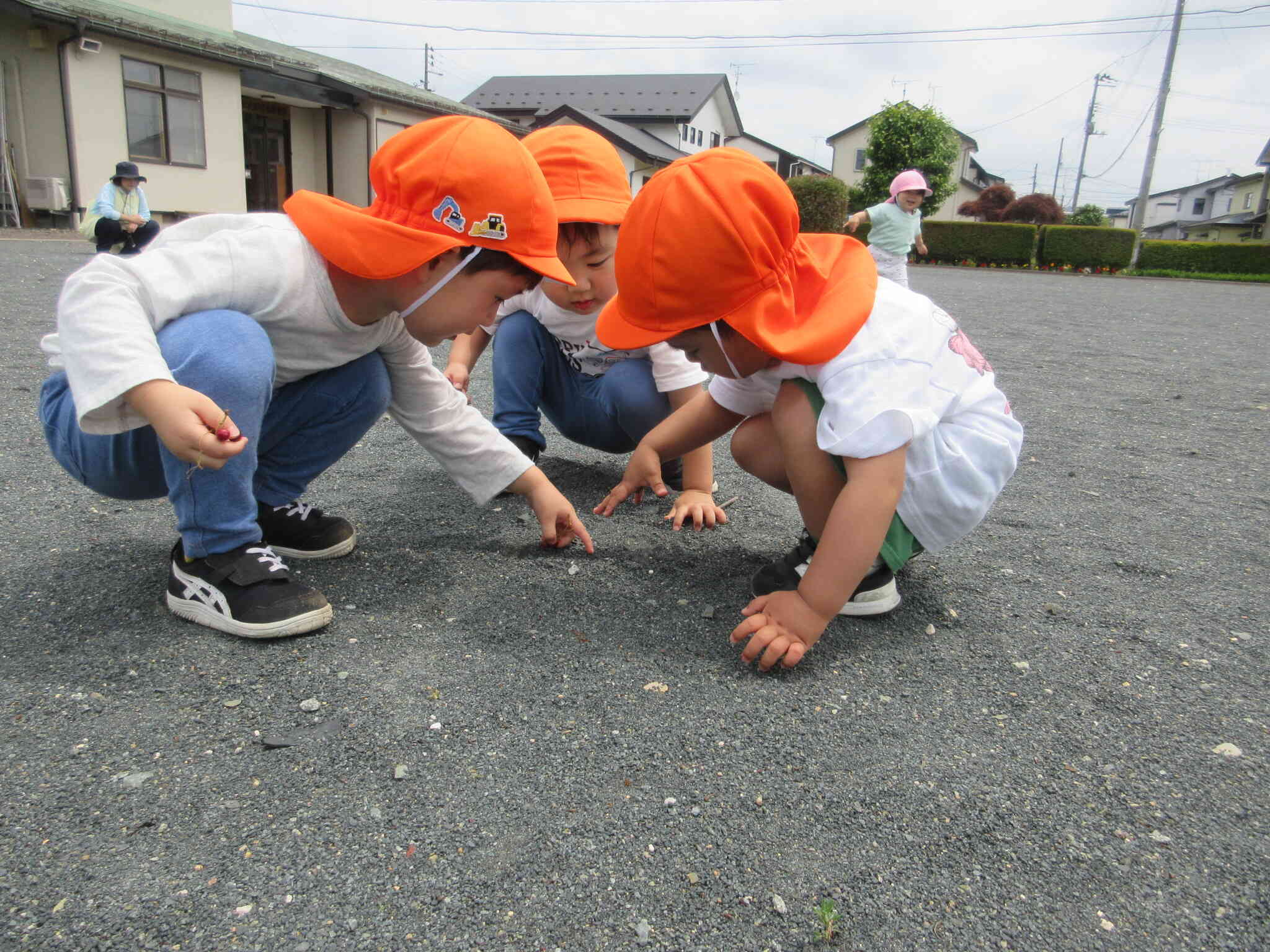 何かお楽しみ中