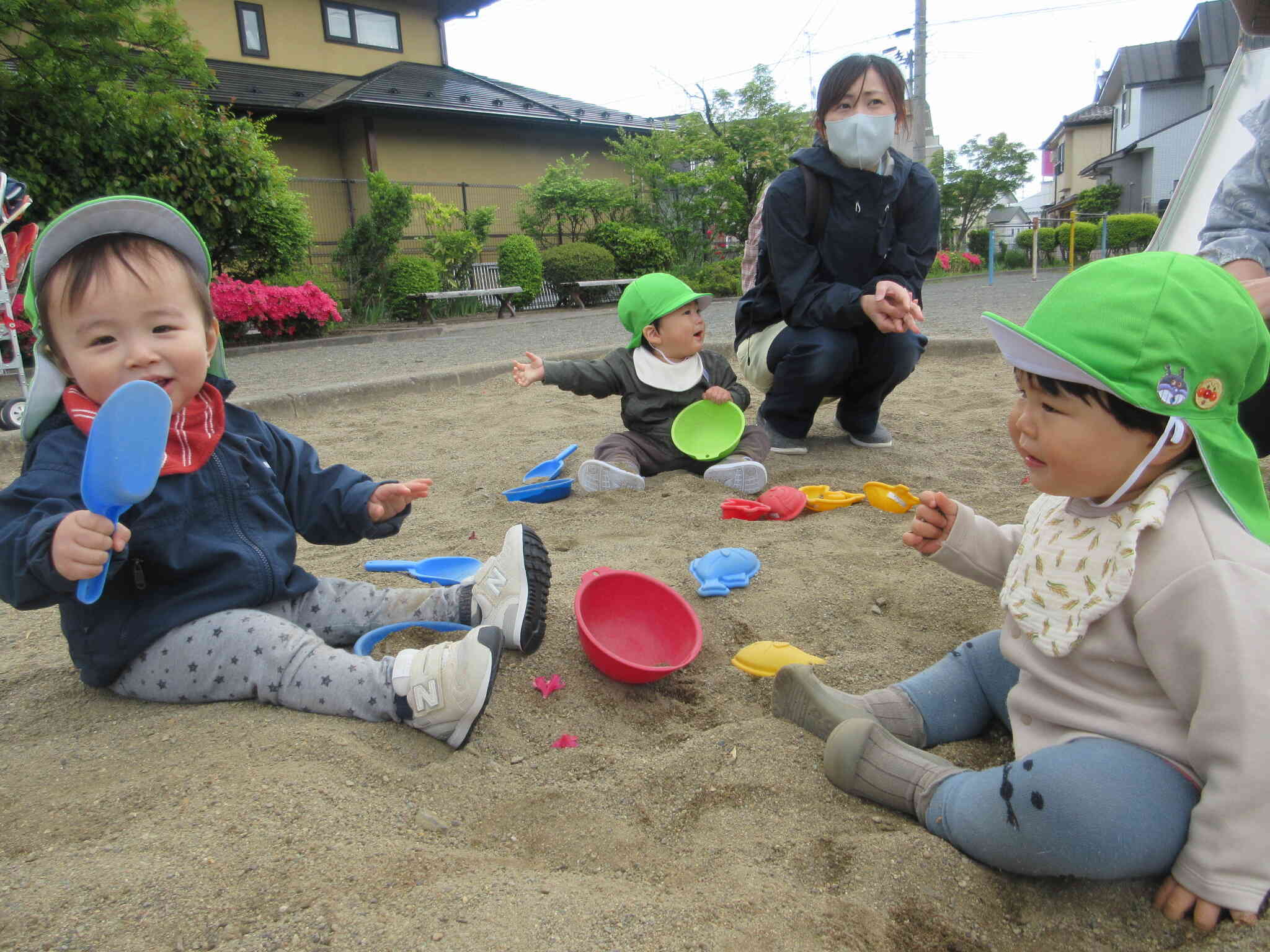 砂場あそびもたくさんしました