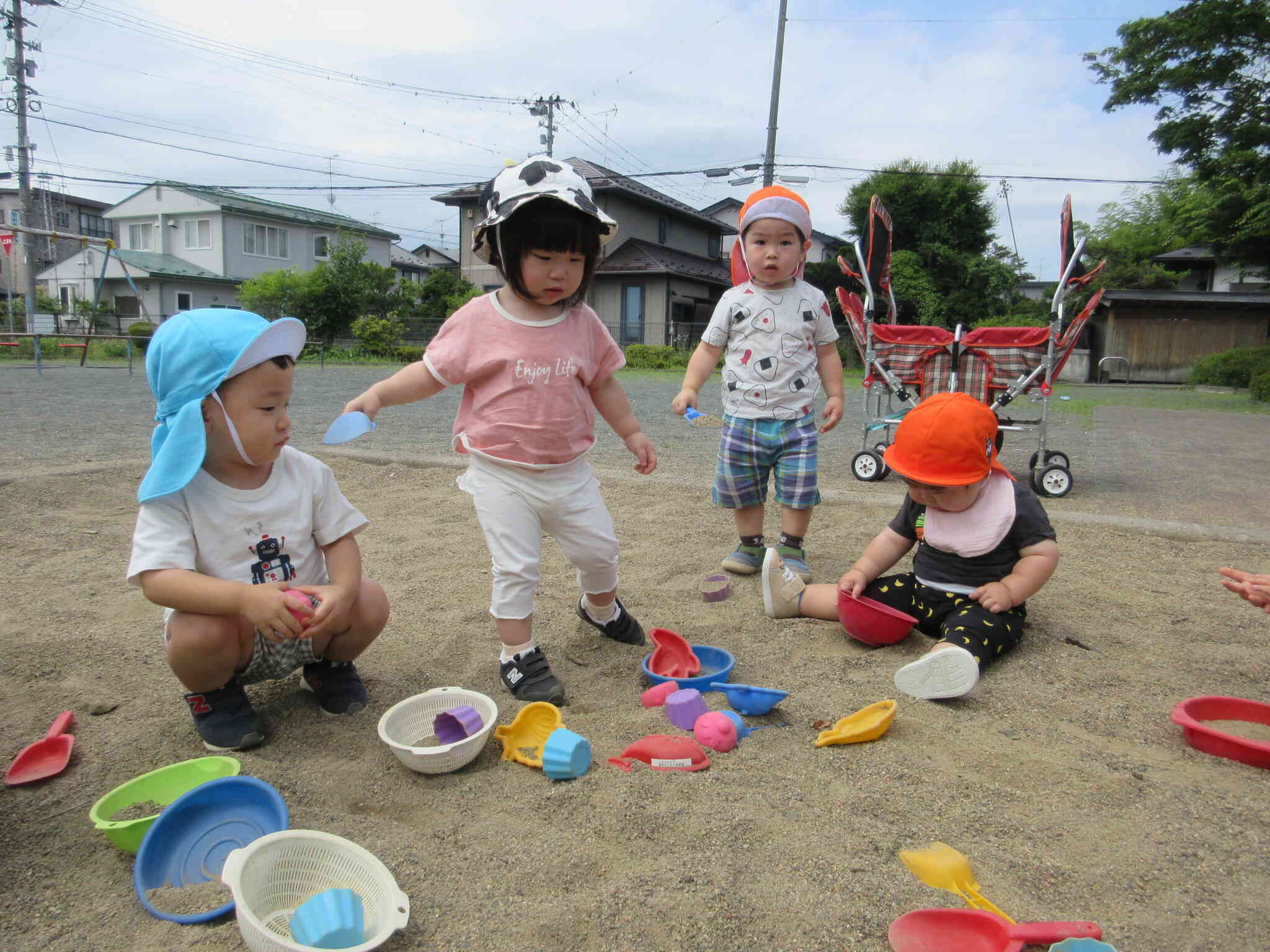夏の終わりの外遊び