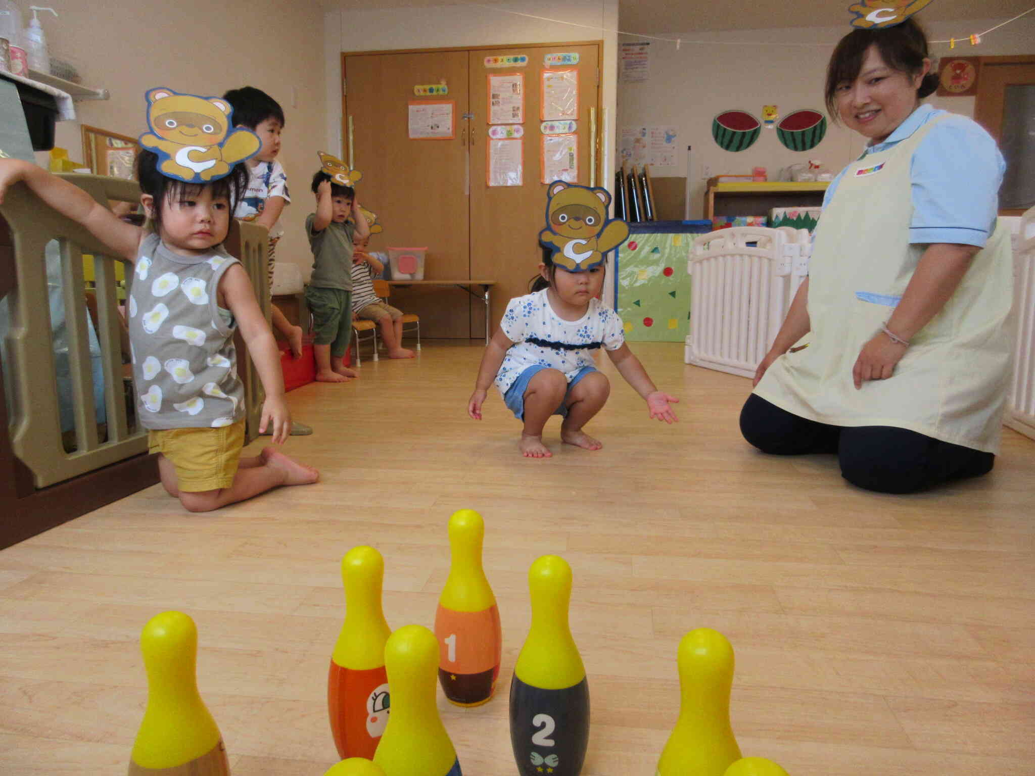 こだぬきさんのボーリング大会