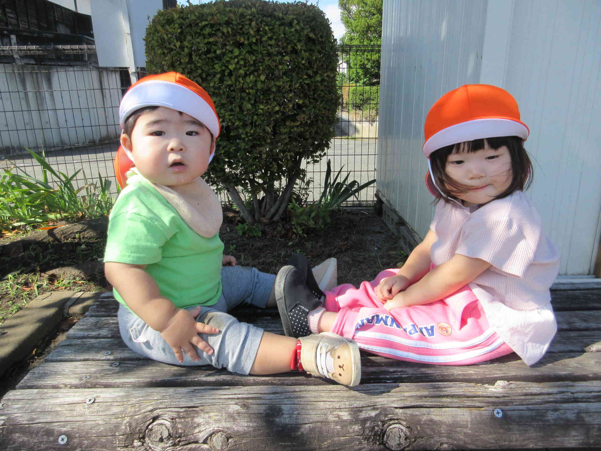 お友達といっしょ。うれしいね。