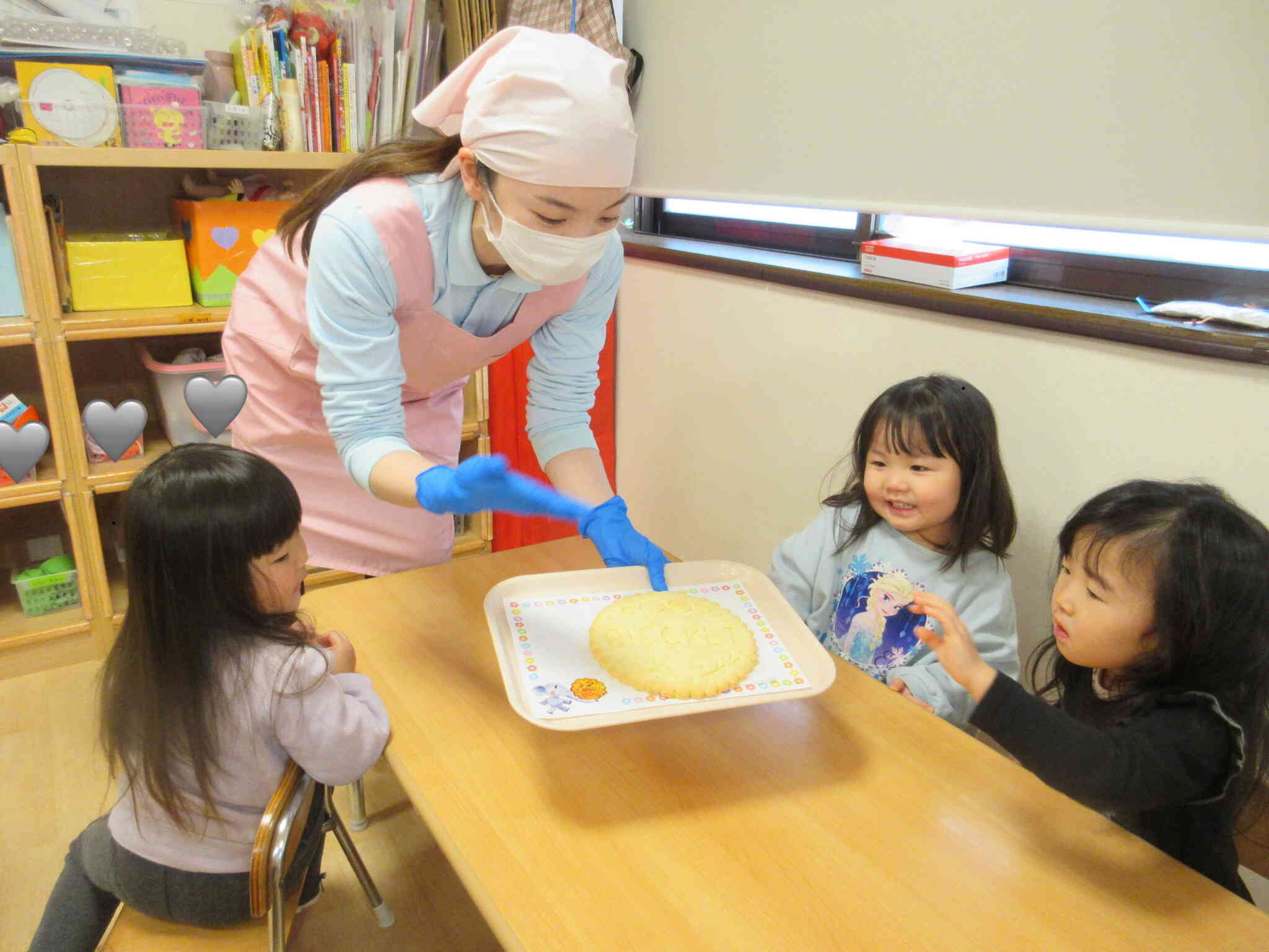 大きなビスケット！