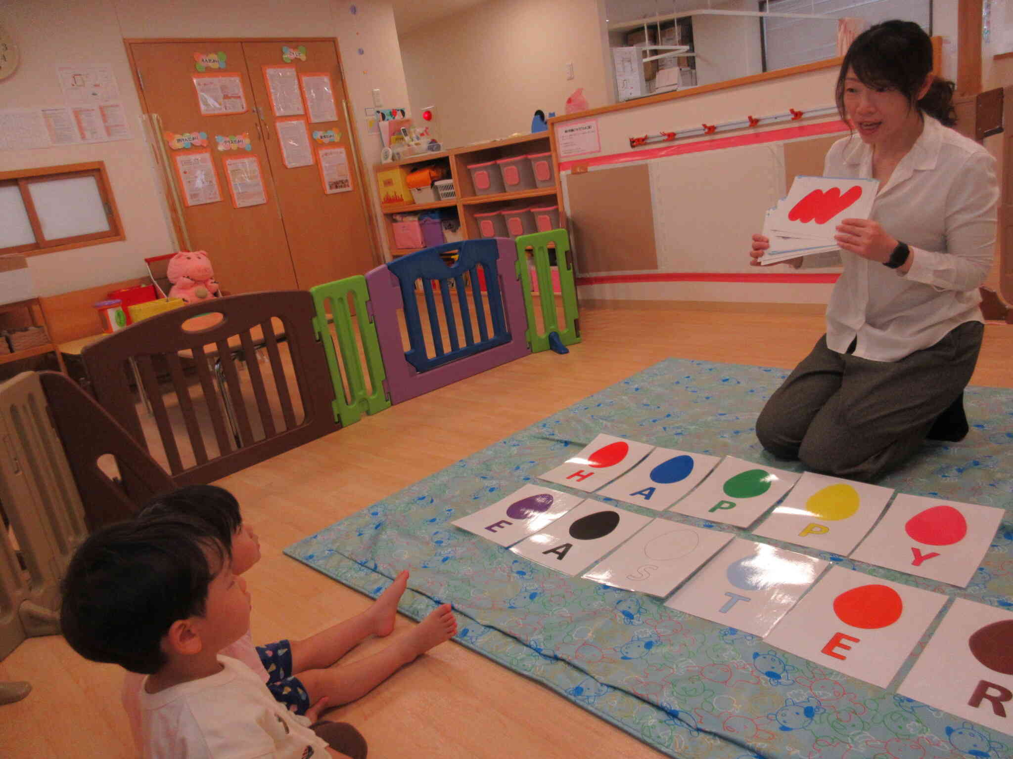 英語で色あてゲーム