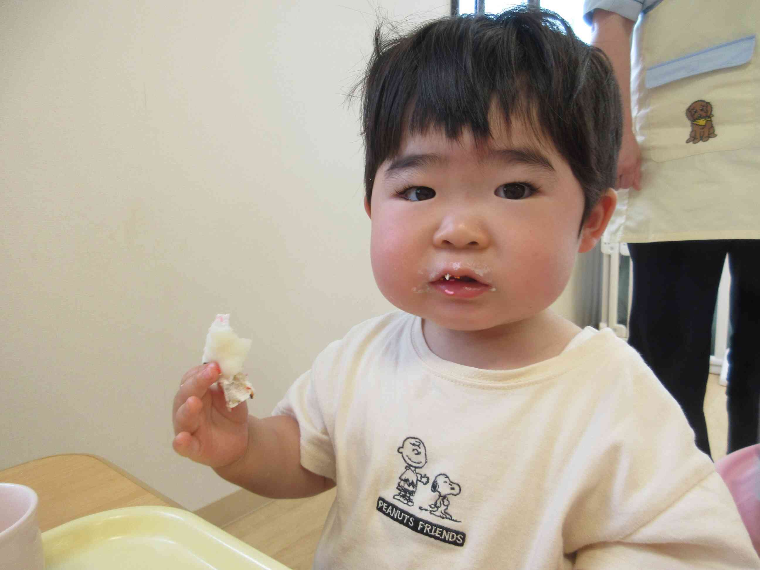 食育活動「おやつ de ラララ♪」～第3回「バナナくんたいそう」～