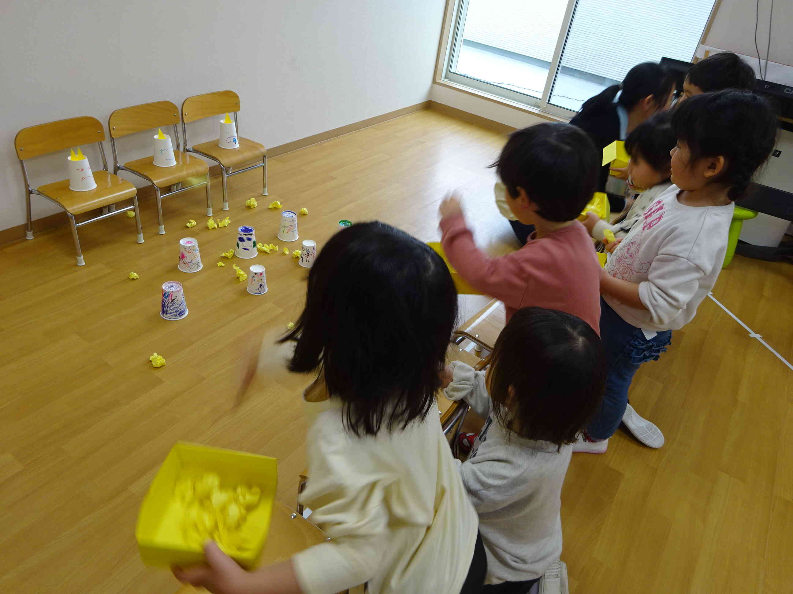 「おにはーそとー」