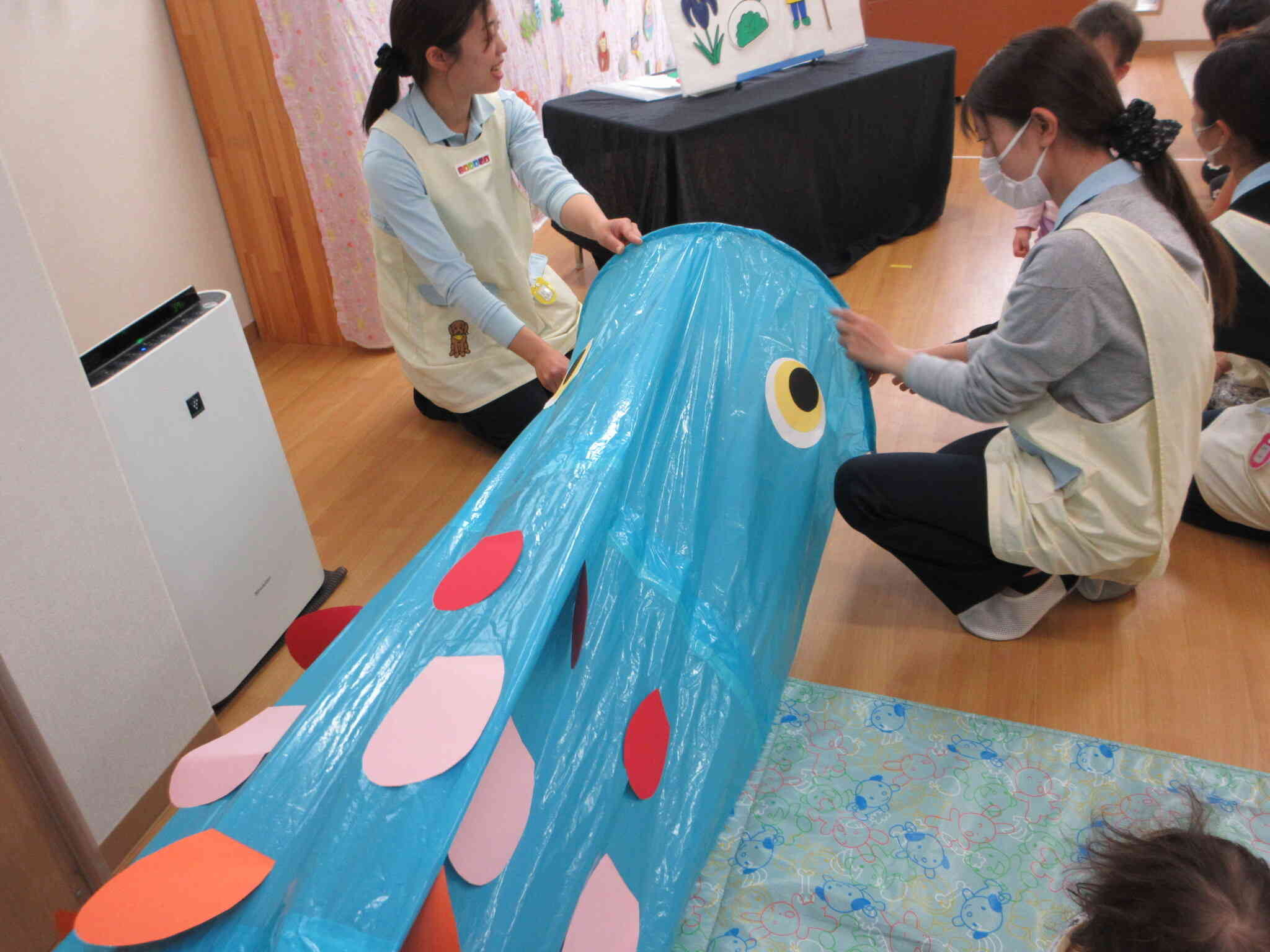 大きなこいのぼりが出現！！
