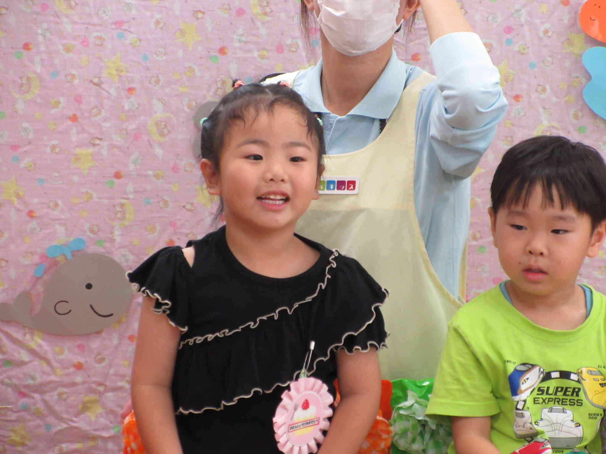 5歳を迎えたお友だちです。とっても元気でいつも陽気な素敵なお姉さんです！！