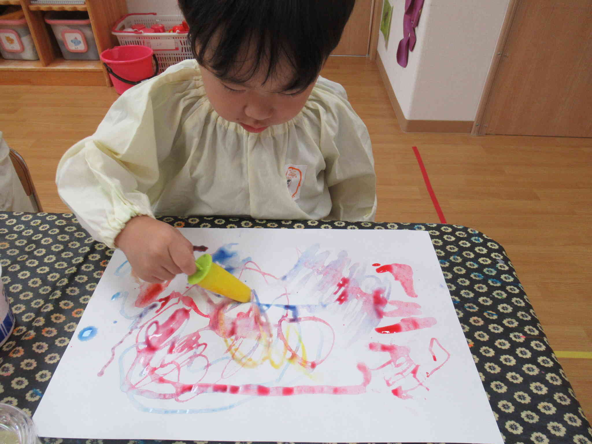 色氷でお絵描き！
