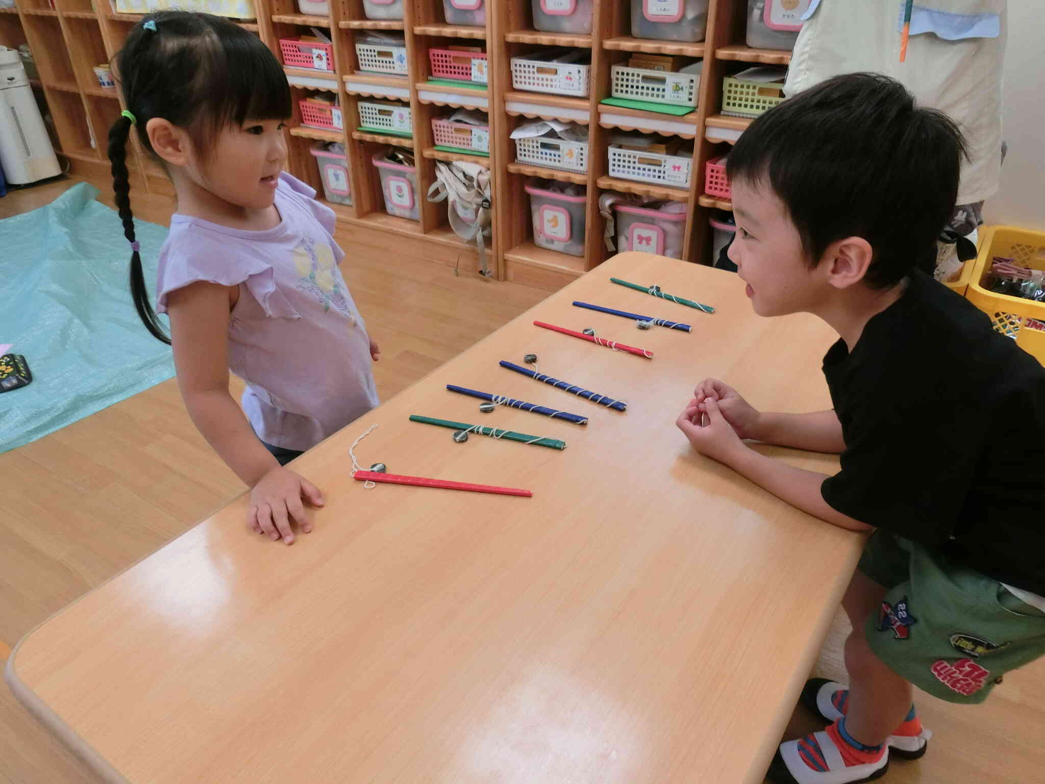 どの色がいいですかー？