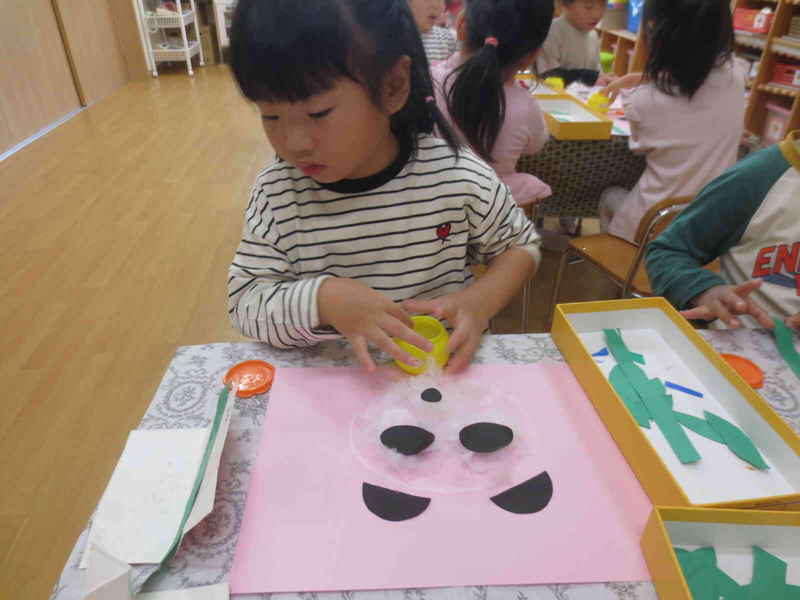 どこにつけようかな？