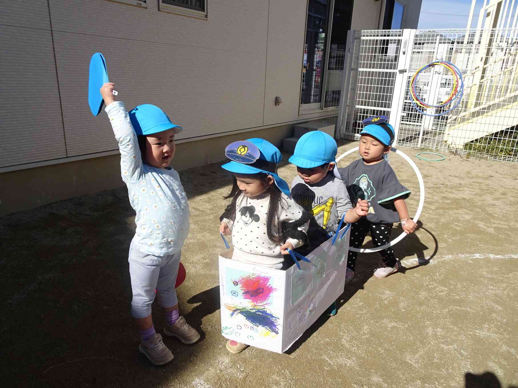 うさぎ組　電車ごっこ