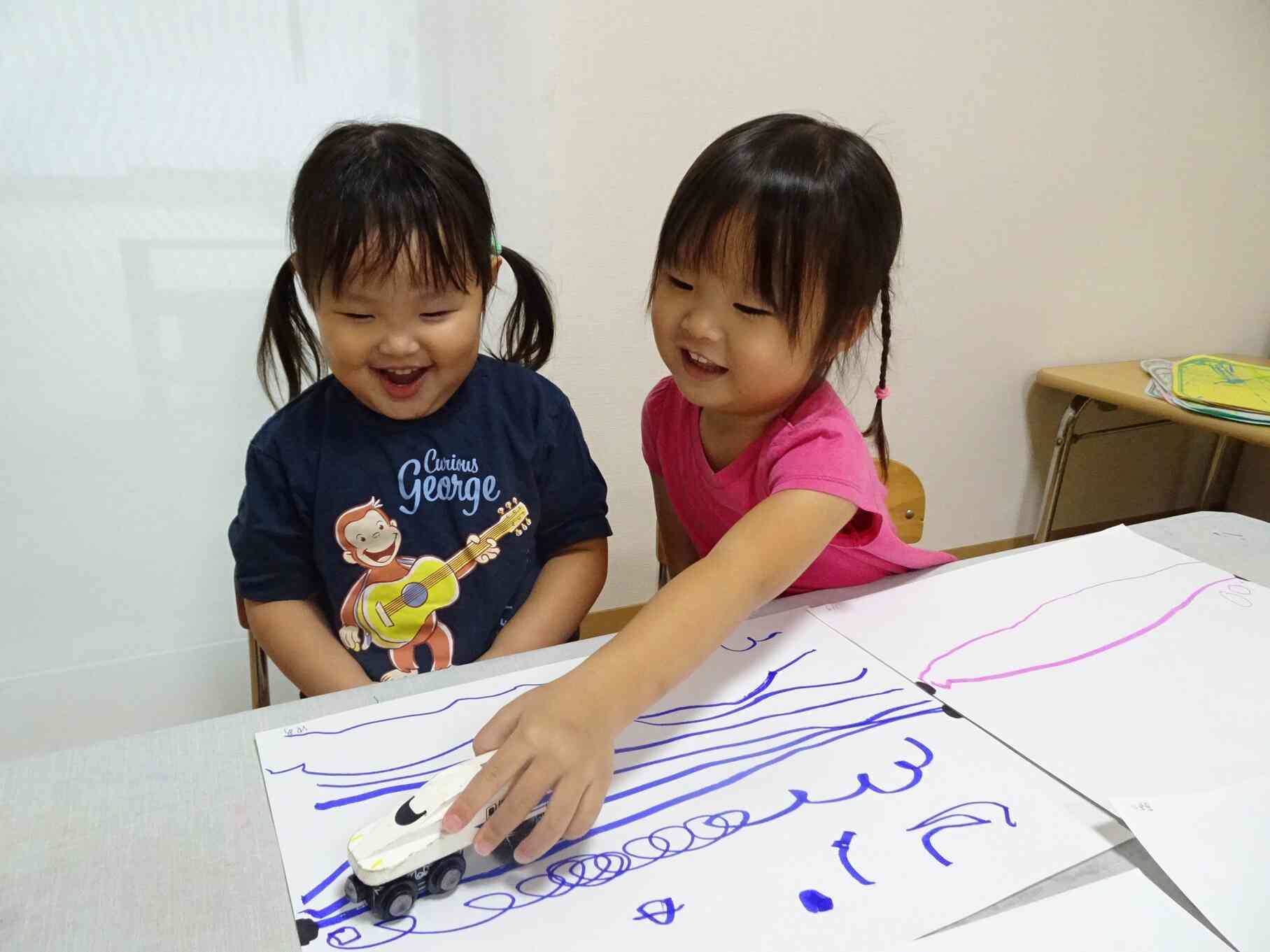 線を描いて電車を走らせよう！