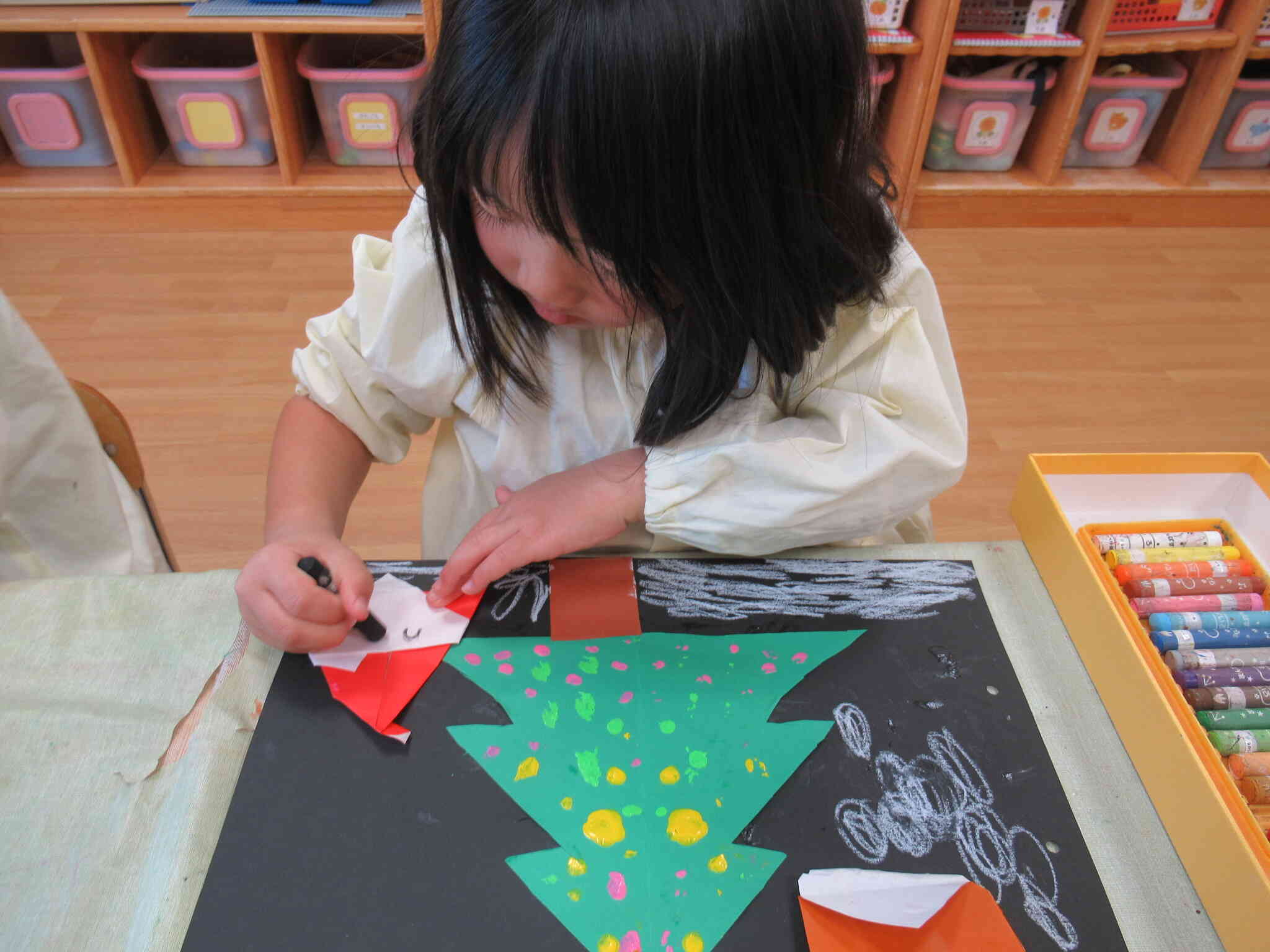 クリスマスツリーも作ったよ！