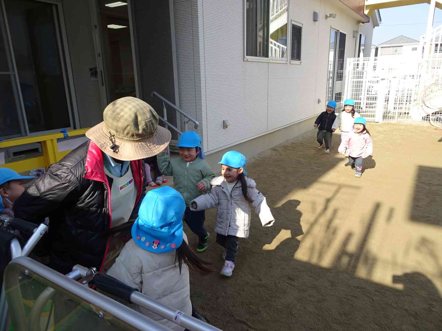 うさぎ組　寒さに負けないぞ！