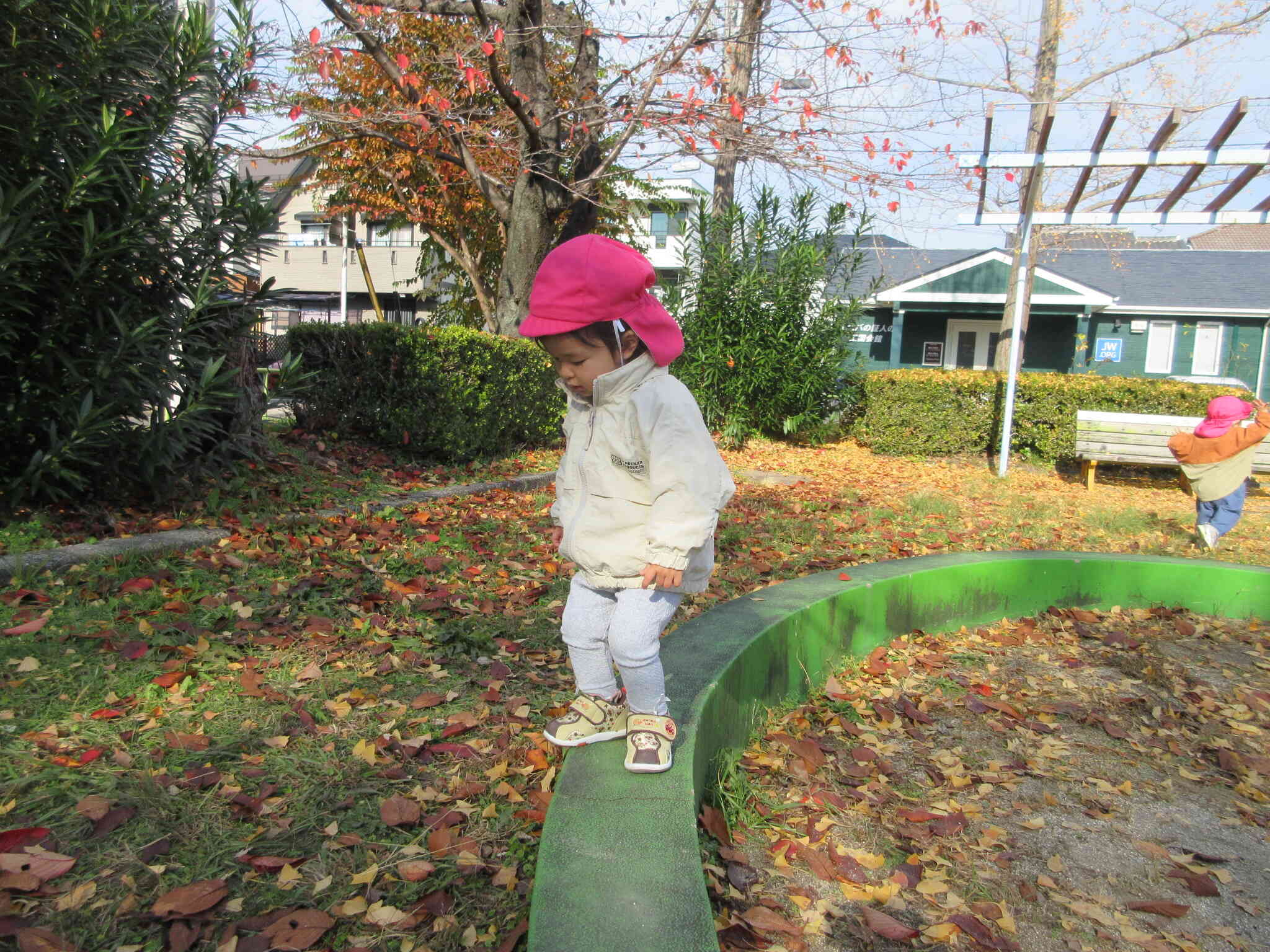 そろーりそろーり落ちないようにね…