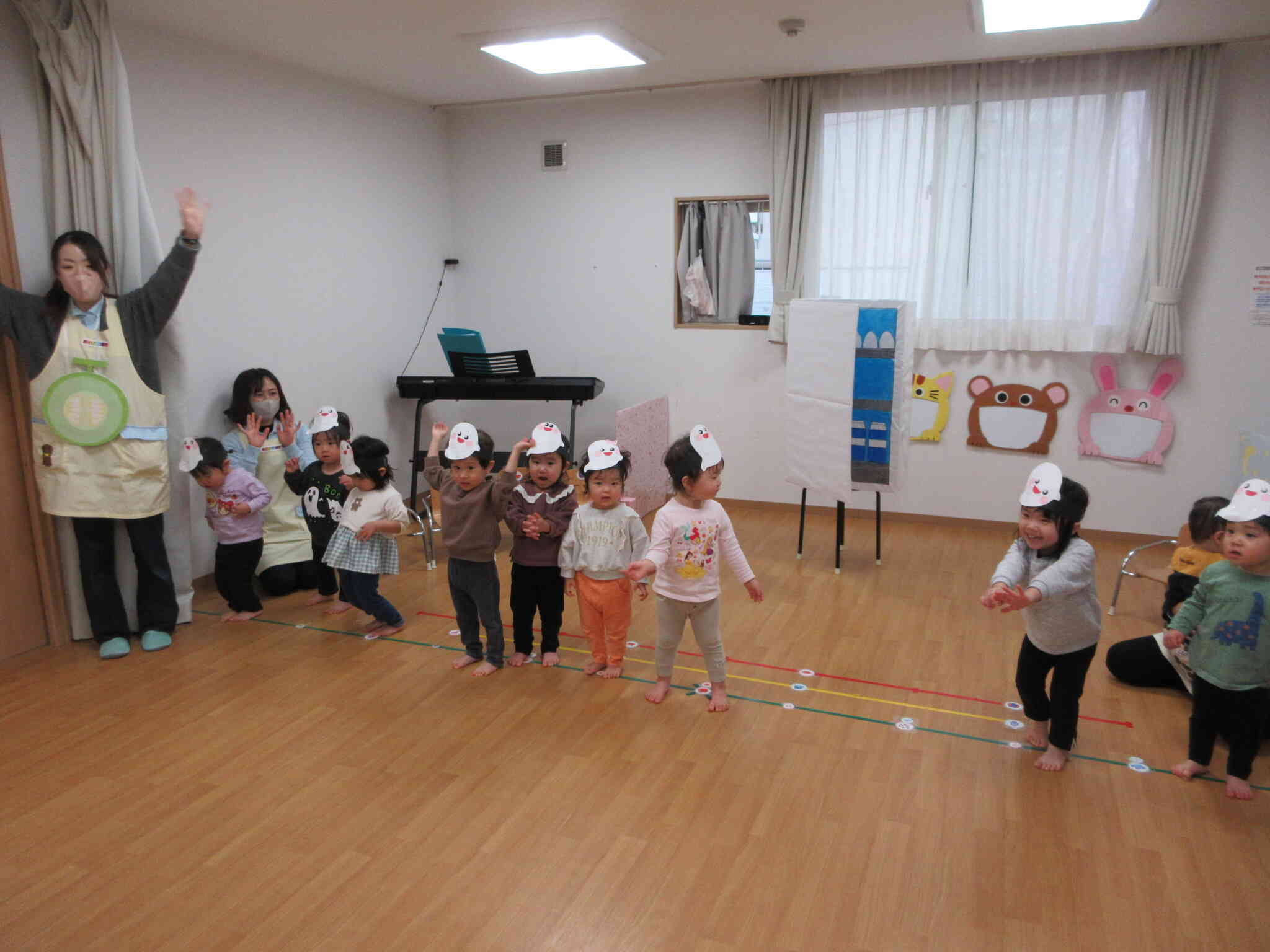 さいごはみんなで「ばいばーい！」