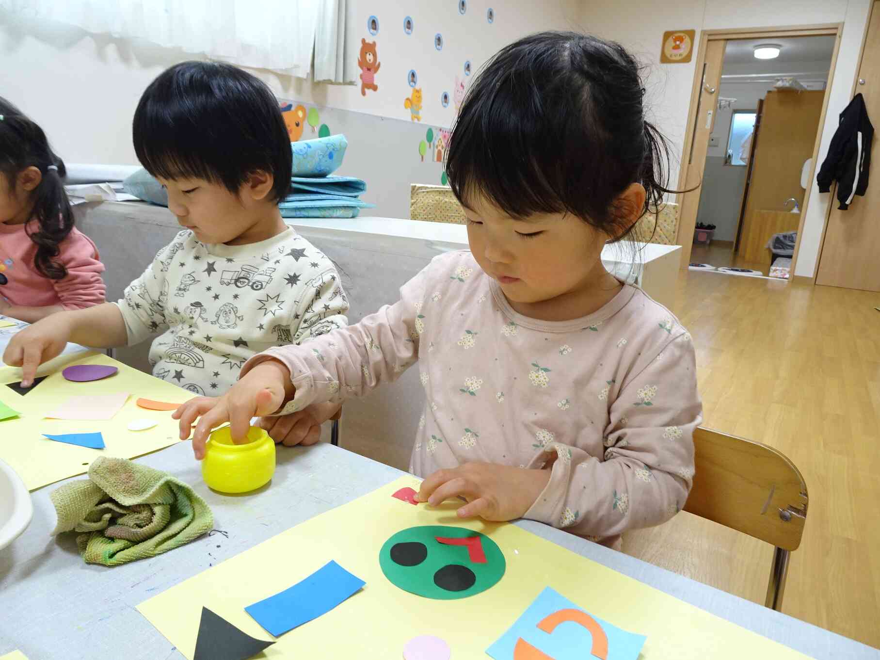 いろいろな形で顔ができた！