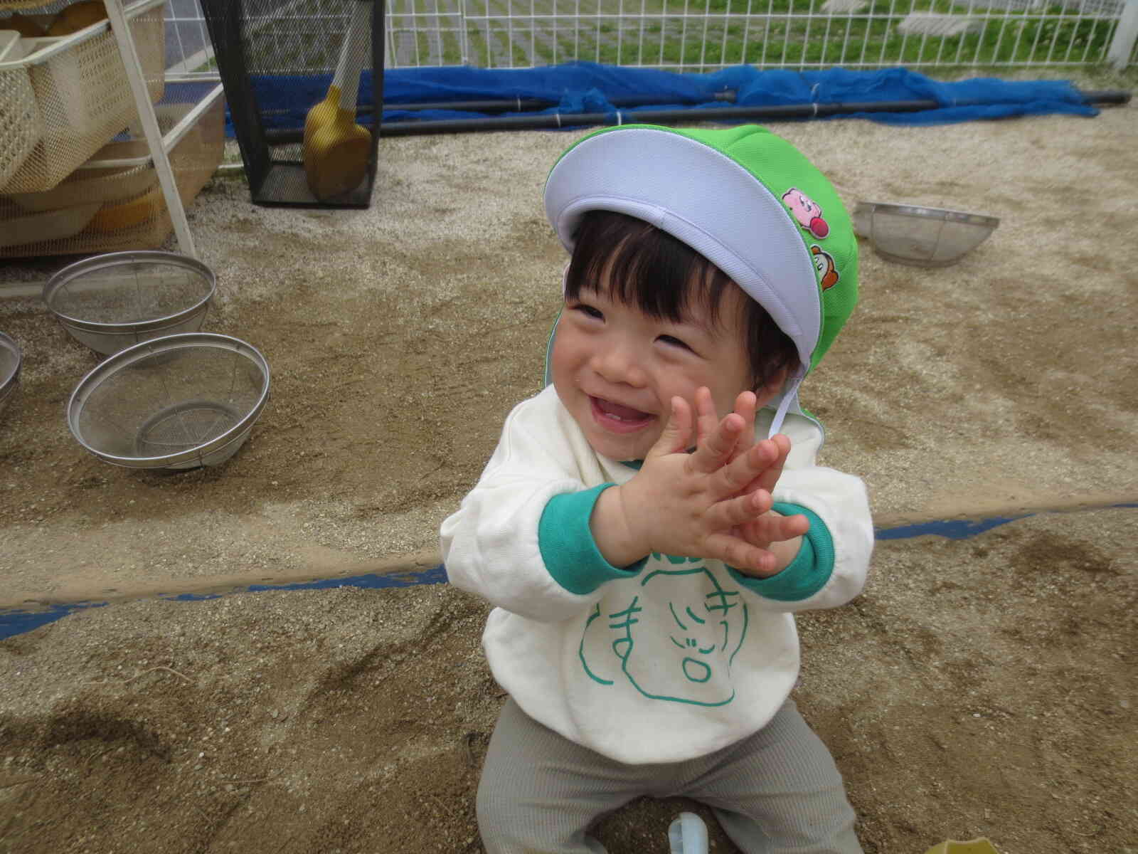砂場遊び楽しい～！！！