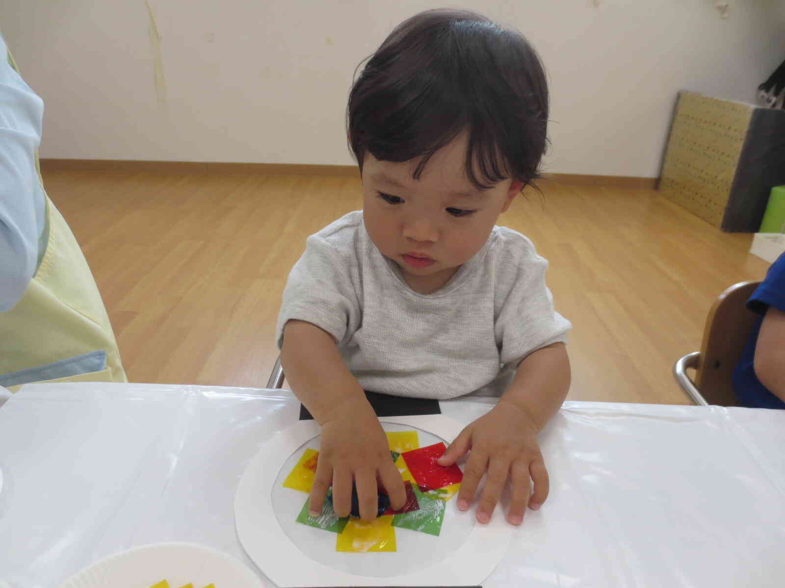 ポンポンと押すことも楽しい！