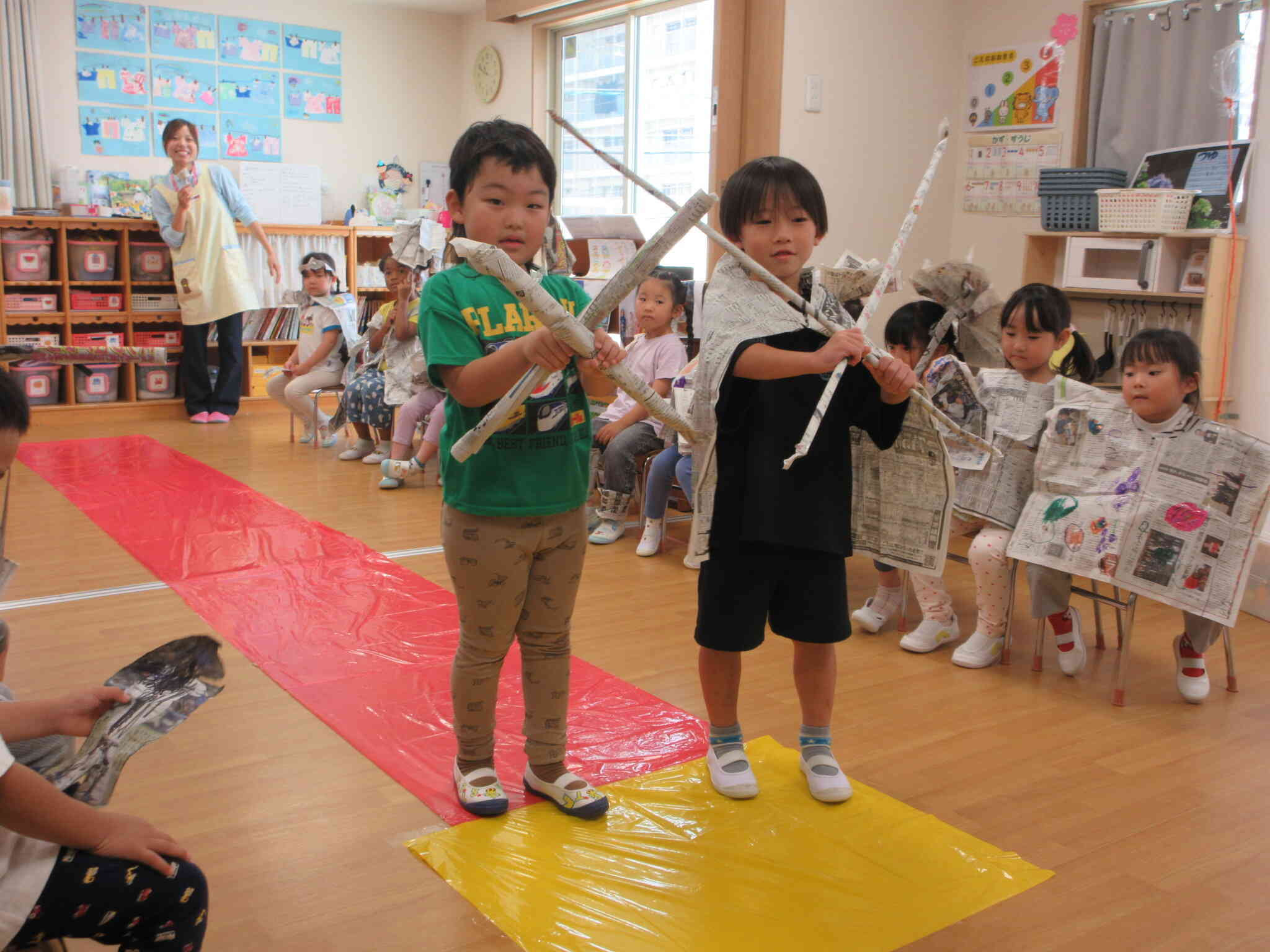 はい、ポーズ！