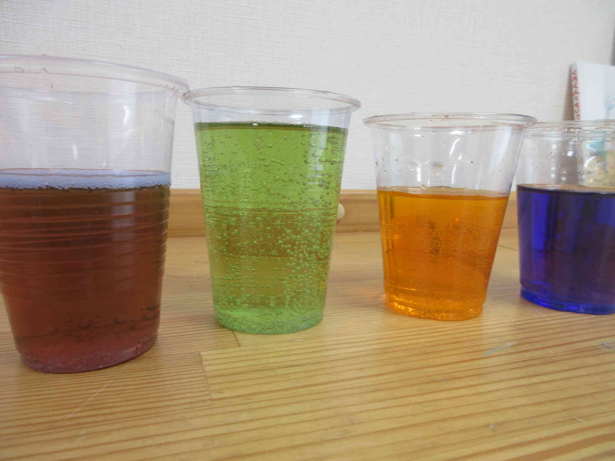 おいしそうな炭酸ジュースが完成！