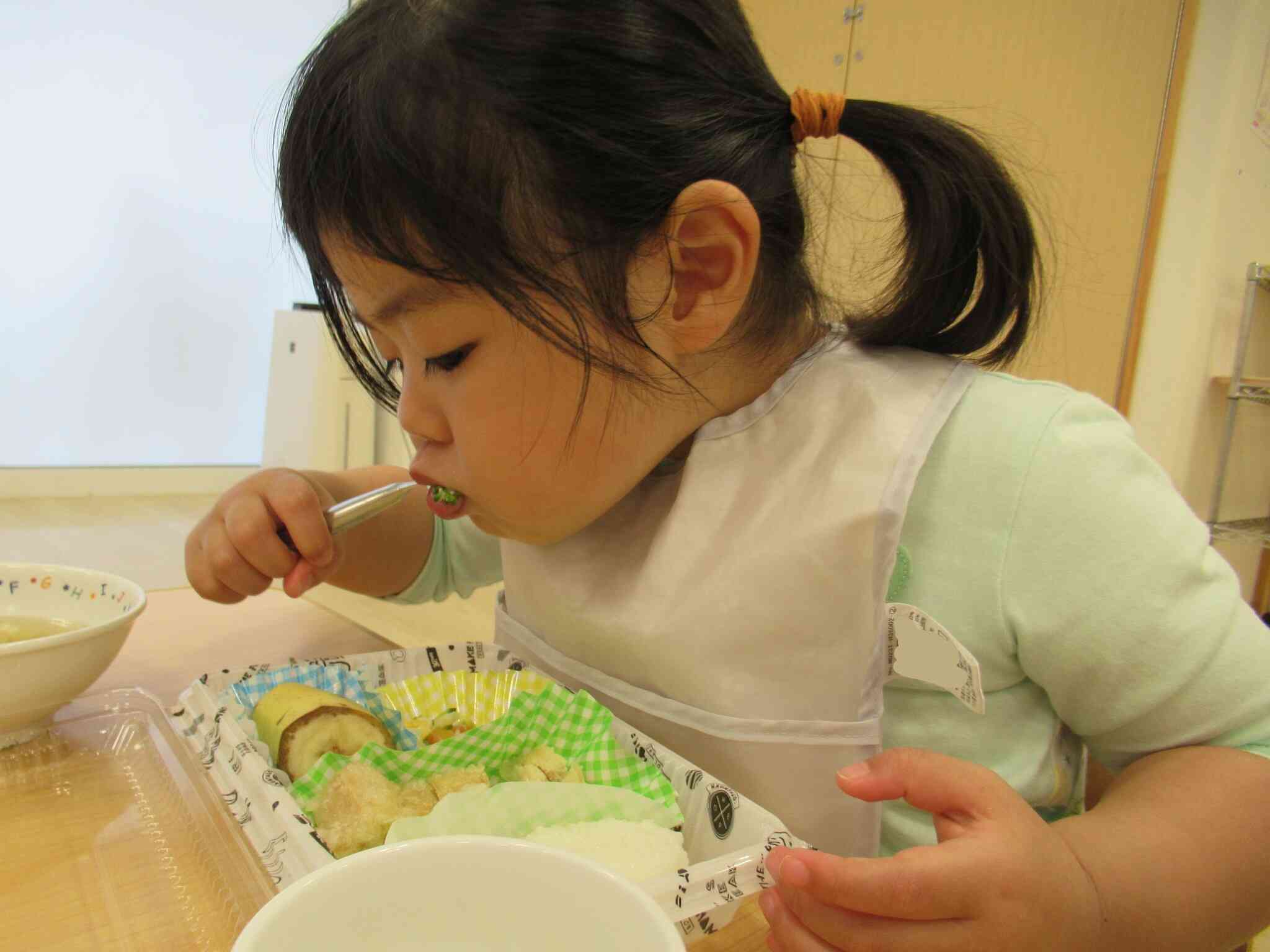 お野菜も食べられるようになったよ♪