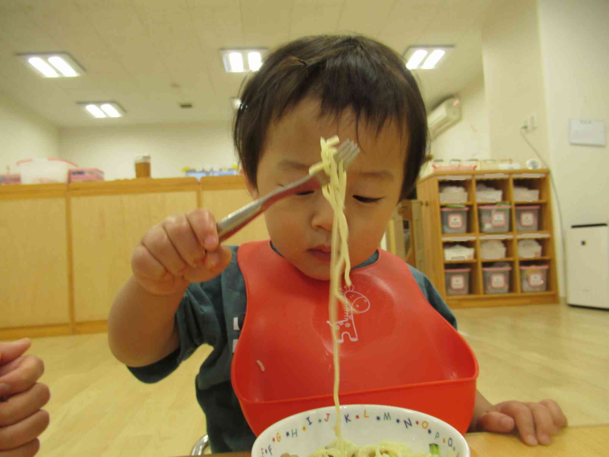麺類も上手に食べられます♪