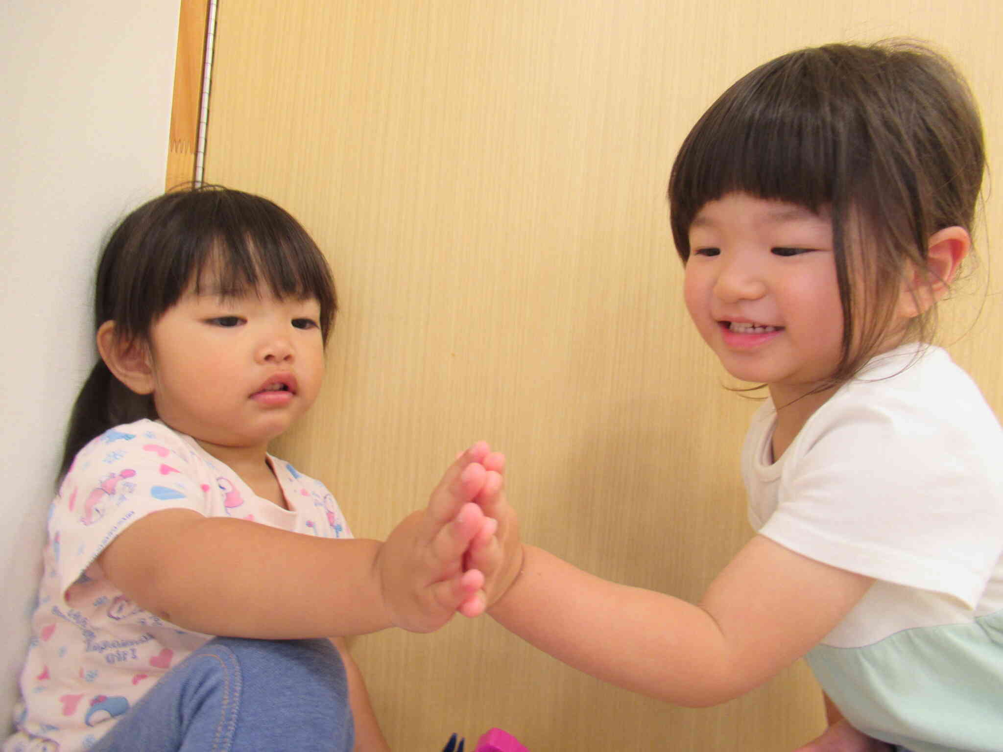 大好きハイタッチ！