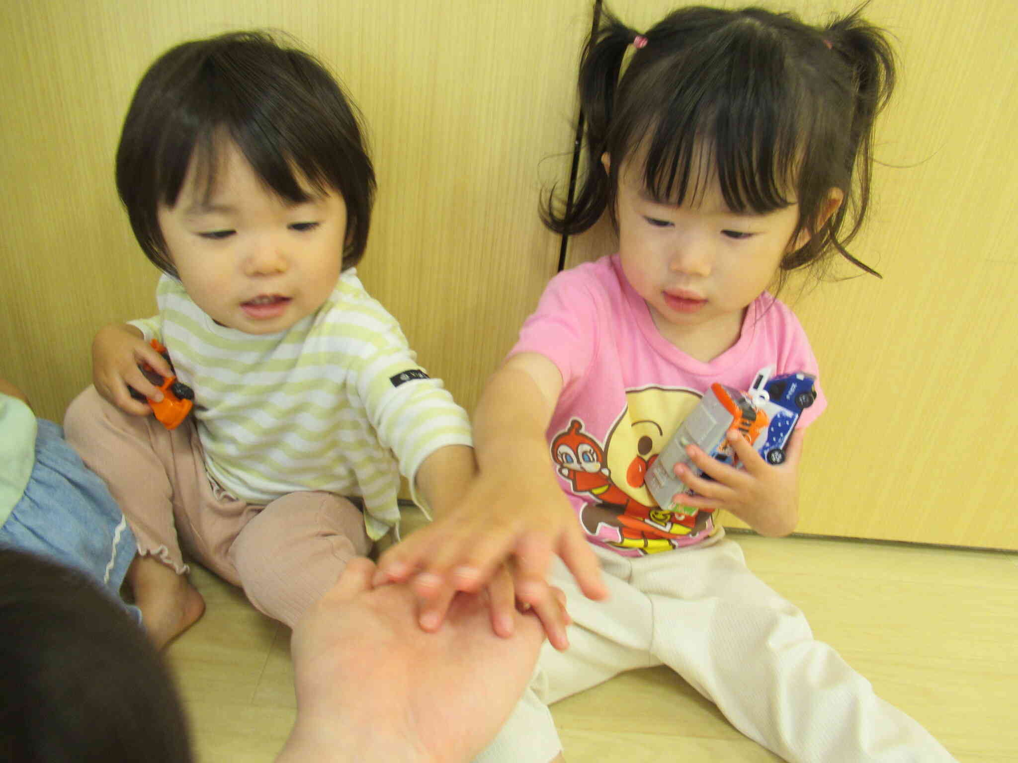 先生ともハイタッチ♪