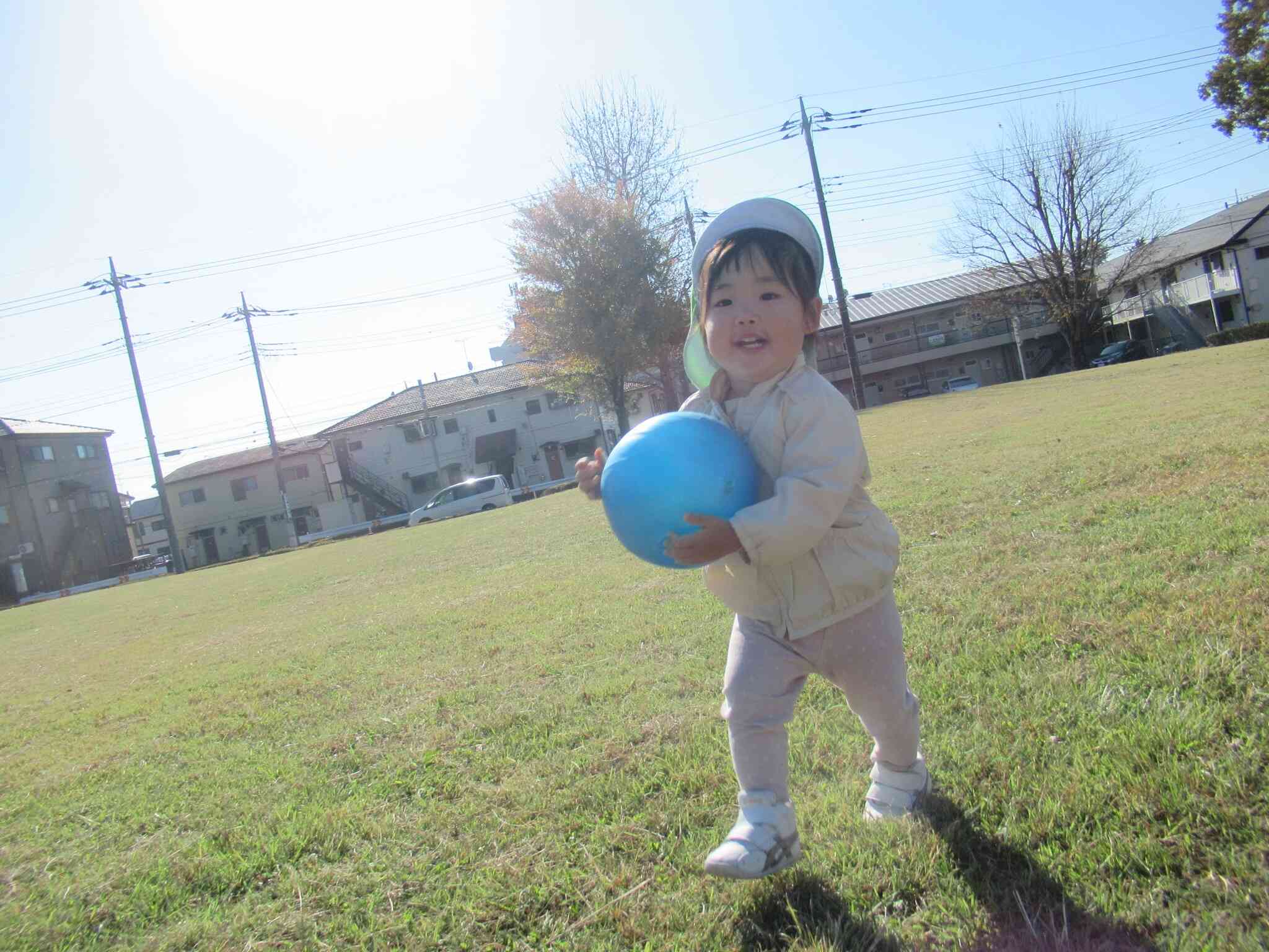寒くてもたくさん走ってポカポカです!