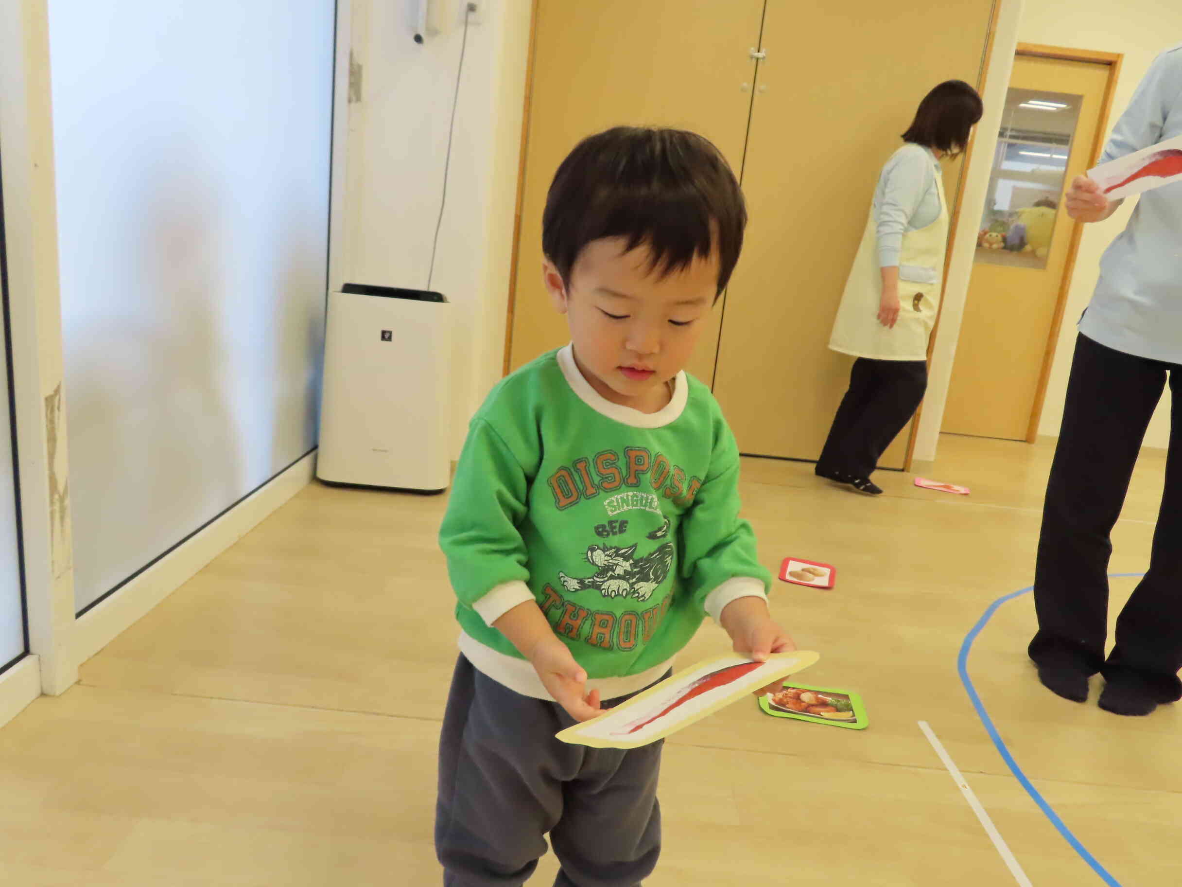 大好きな鮭を見つけたよ！