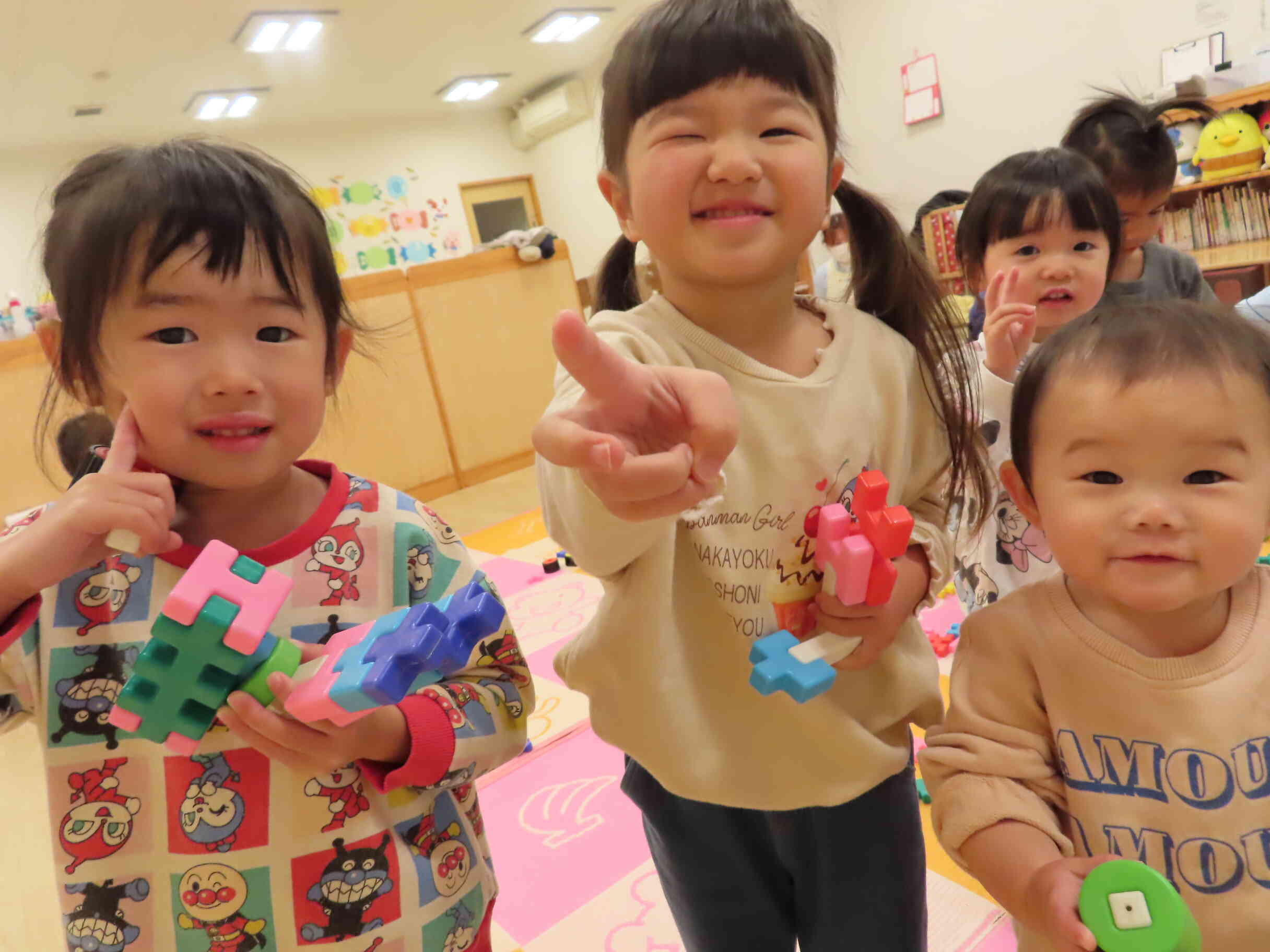 みんなで一緒に、はいチーズ！