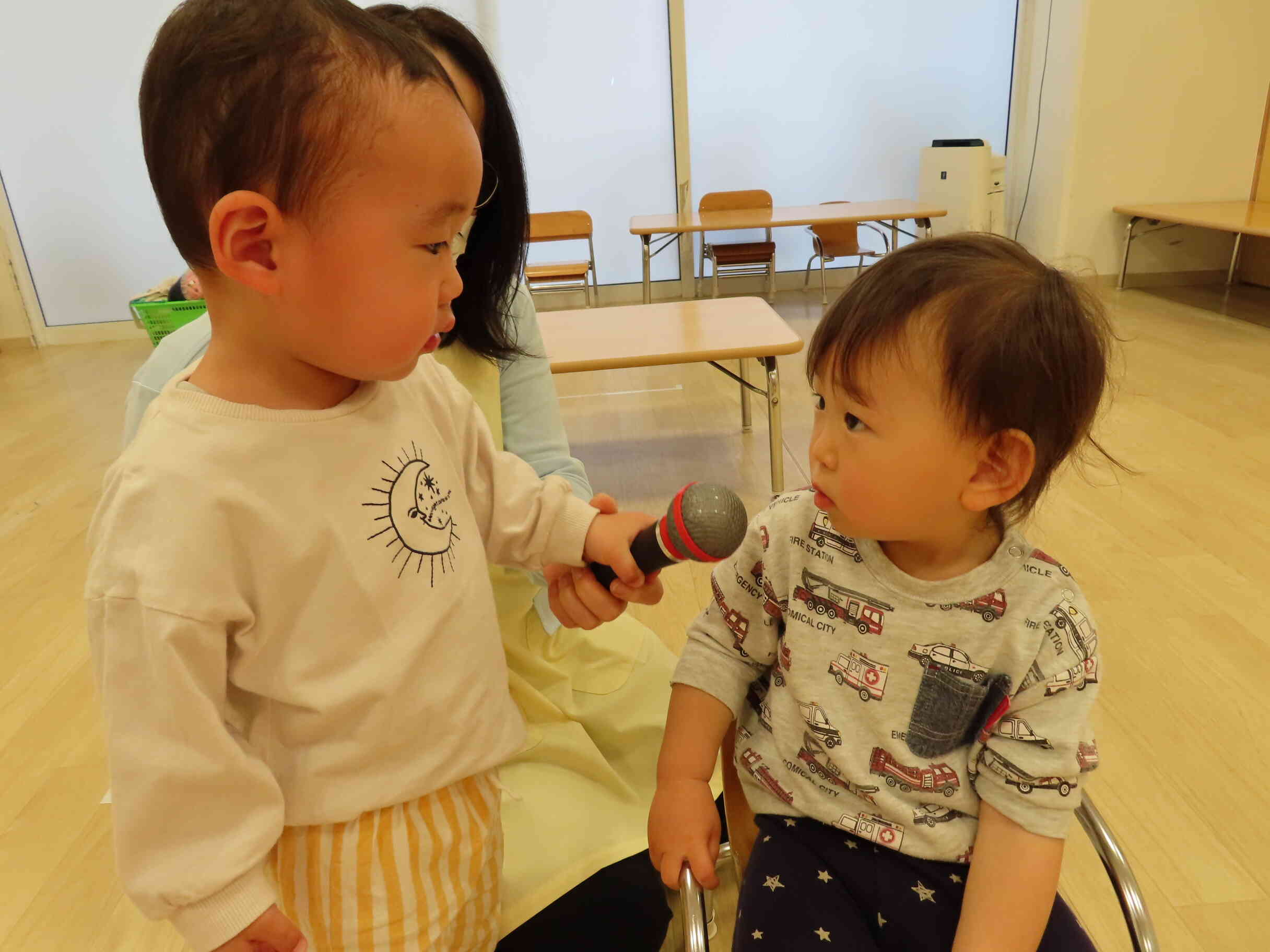 お友だちからのインタビューです！アンパンマンは好きですか？