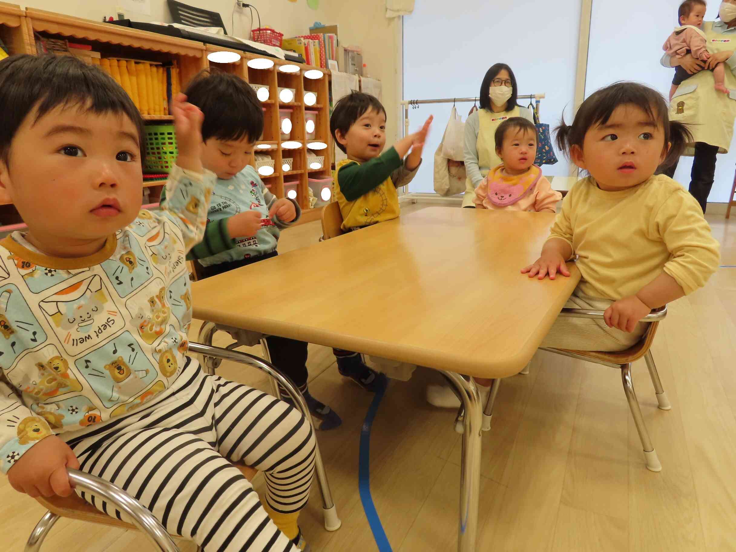 あひる組のお友だちもよくお話を聞いてくれました！