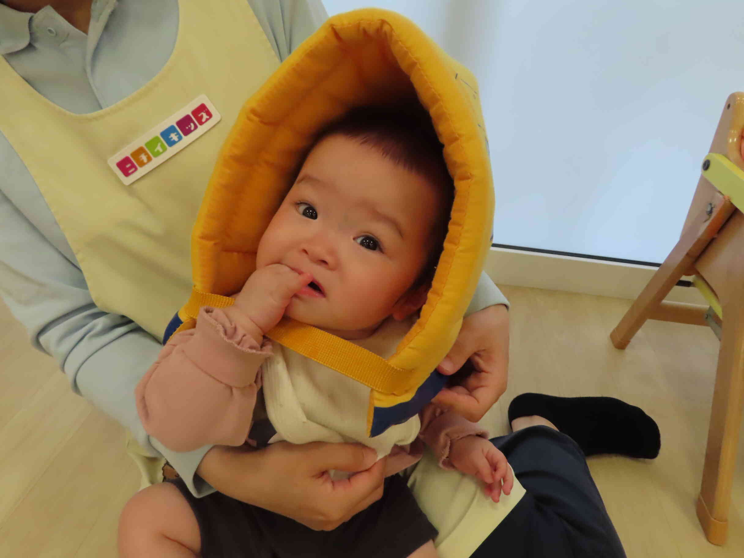 ひよこ組のお友だちも先生と一緒に♪