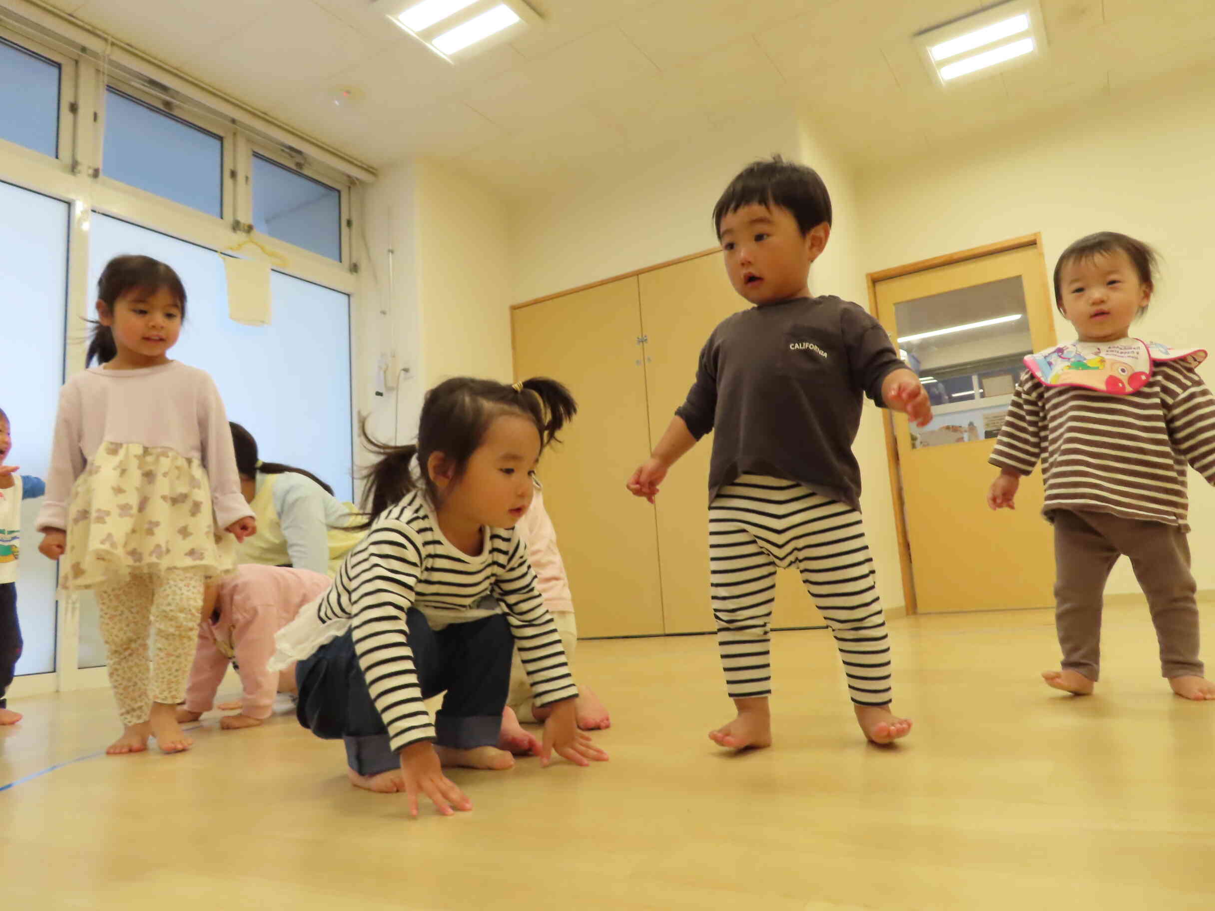 ぴょんぴょん跳ねるよ！